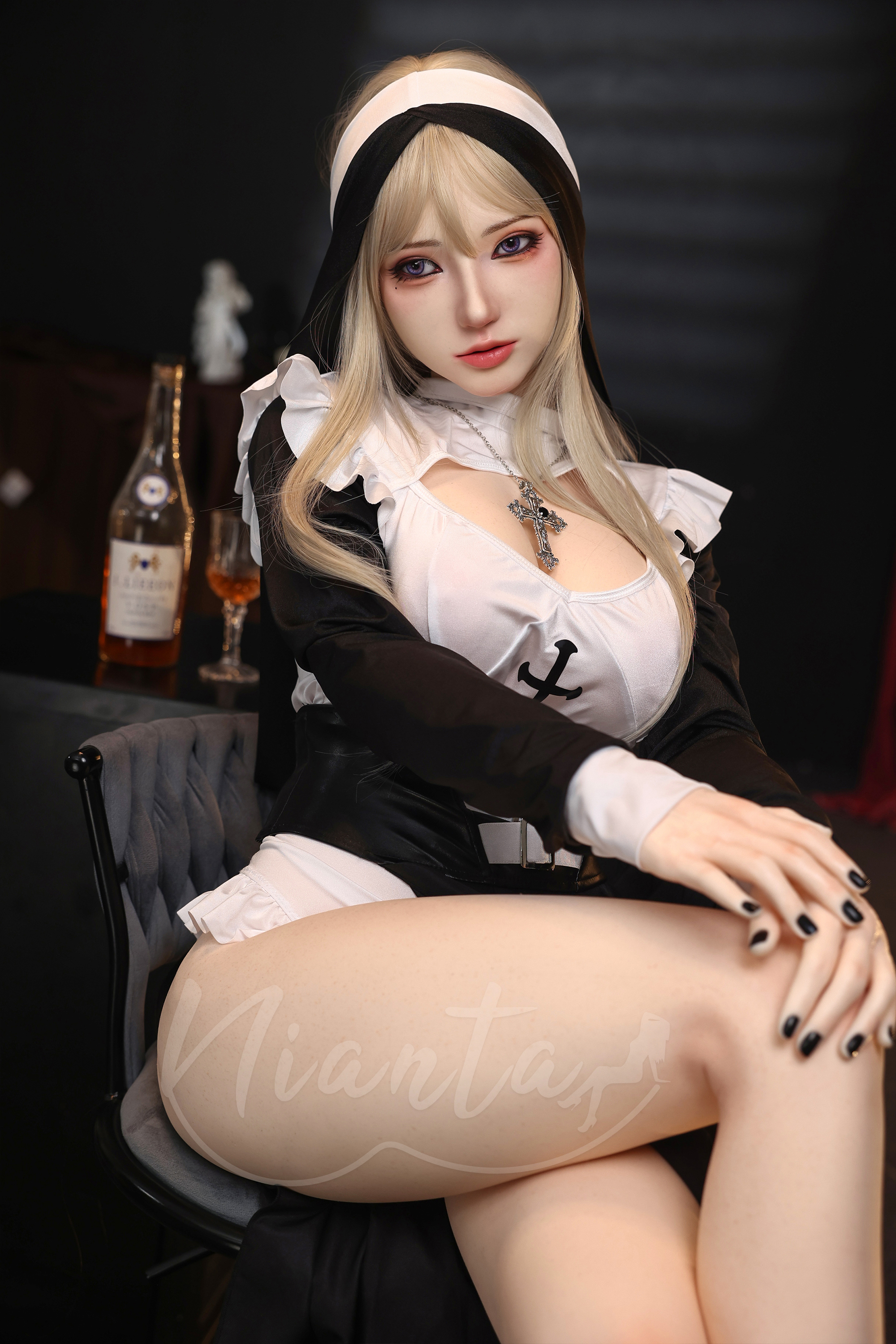 [ EU In Stock ] Nianta® 163cm (5.35') #35 Seraphina Velour Silicone Sex Doll