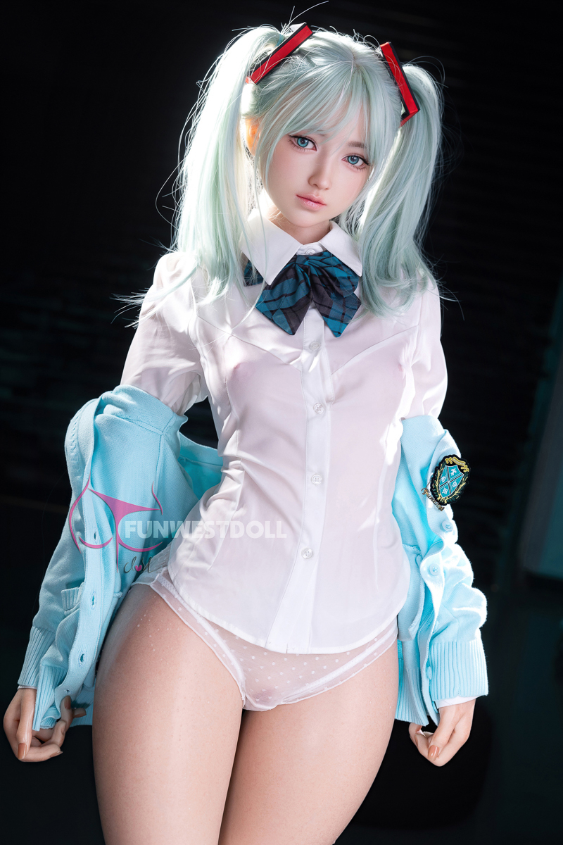 Funwest® 159cm (5.22’) A Cup Silicone Sex Doll Amy