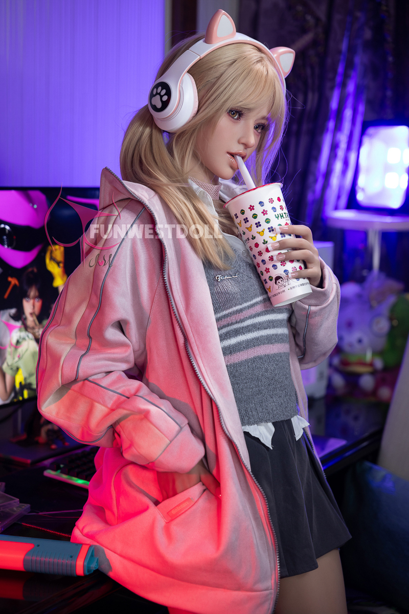 Funwest® 159cm (5.22') A cup TPE Sex Doll Alice