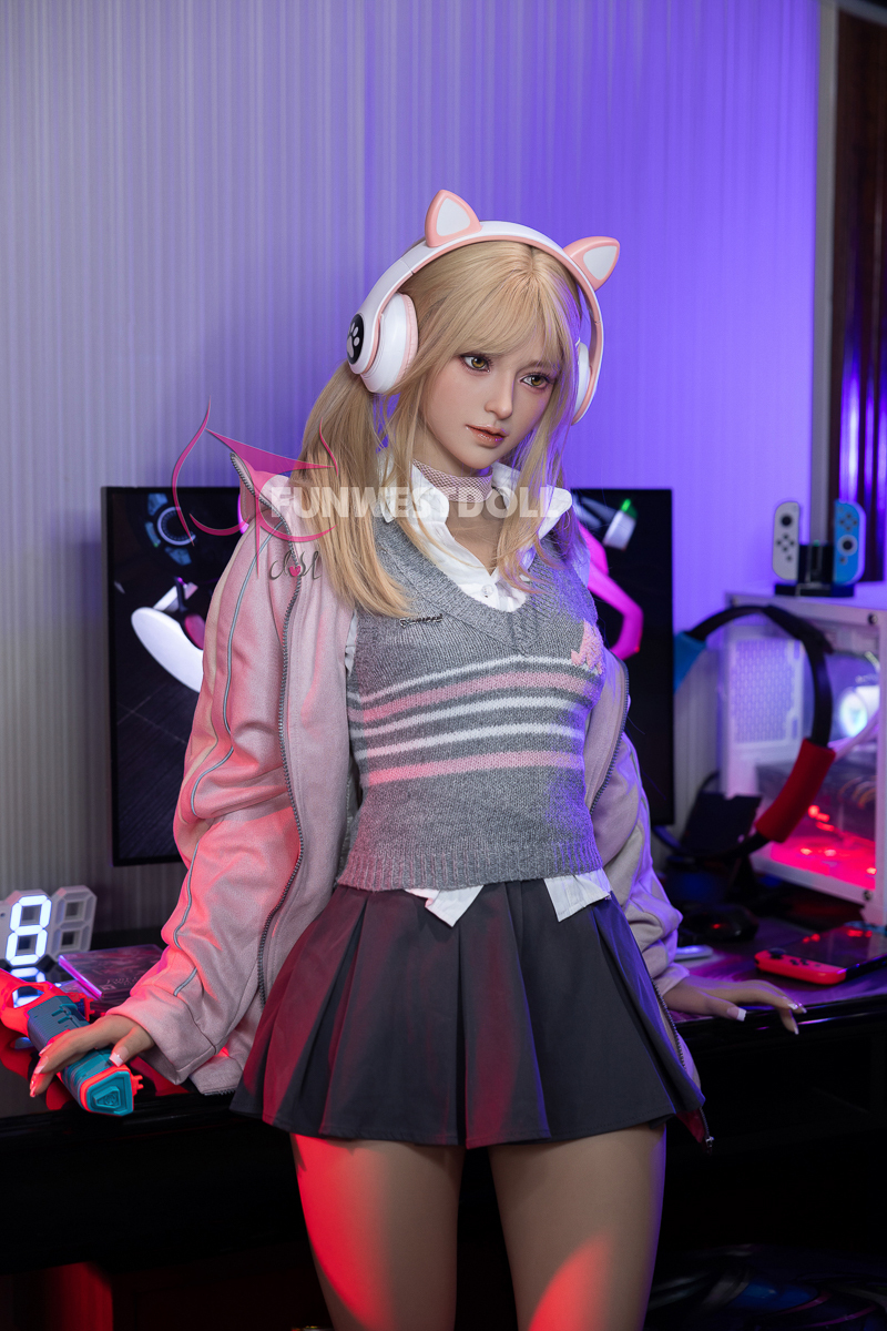 Funwest® 159cm (5.22') A cup TPE Sex Doll Alice