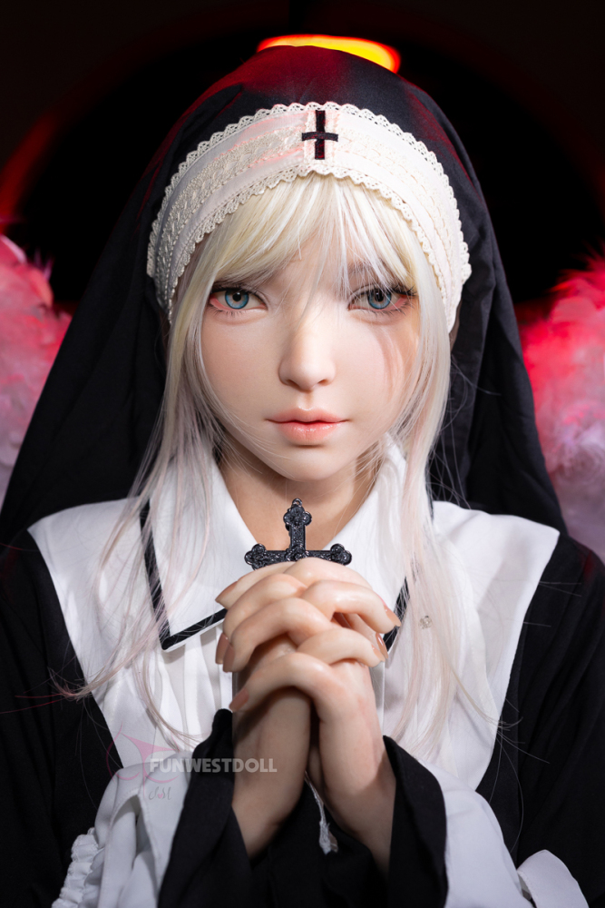 Funwest® 159cm (5.22’) A Cup (Movable Jaw) Silicone Sex Doll Giselle