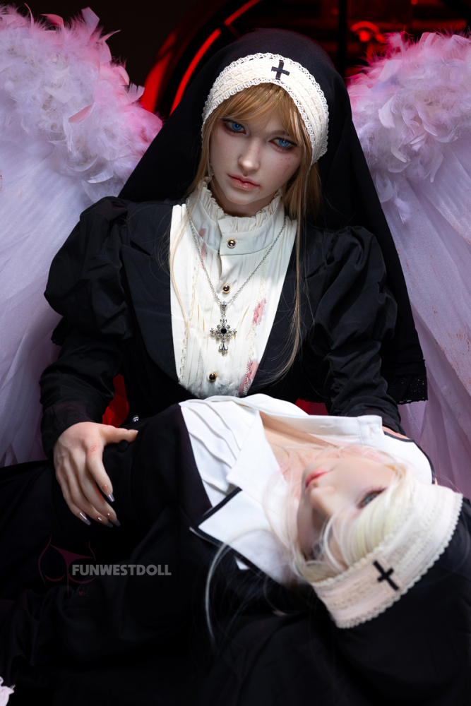 Funwest® 159cm (5.22’) A Cup (Movable Jaw) Silicone Sex Doll Giselle