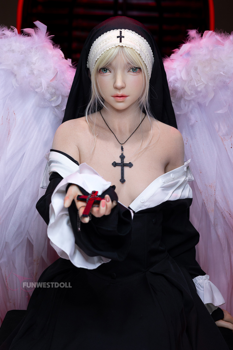 Funwest® 159cm (5.22’) A Cup (Movable Jaw) Silicone Sex Doll Giselle