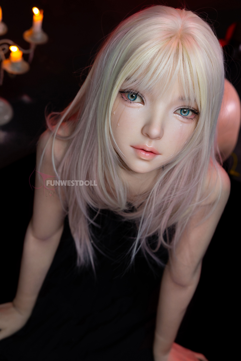 Funwest® 159cm (5.22’) A Cup ROS Head Silicone Sex Doll Giselle