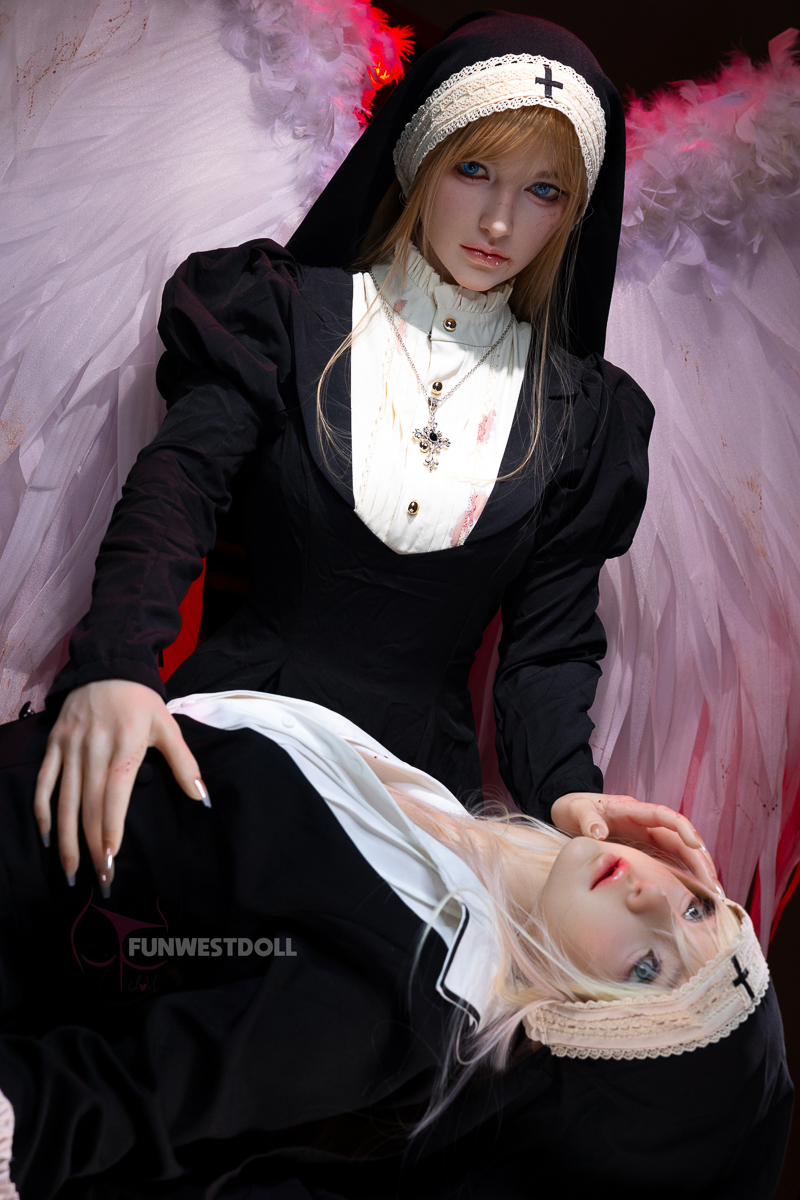 Funwest® 159cm (5.22’) A Cup (Real Skin Texture) Silicone Sex Doll Bella