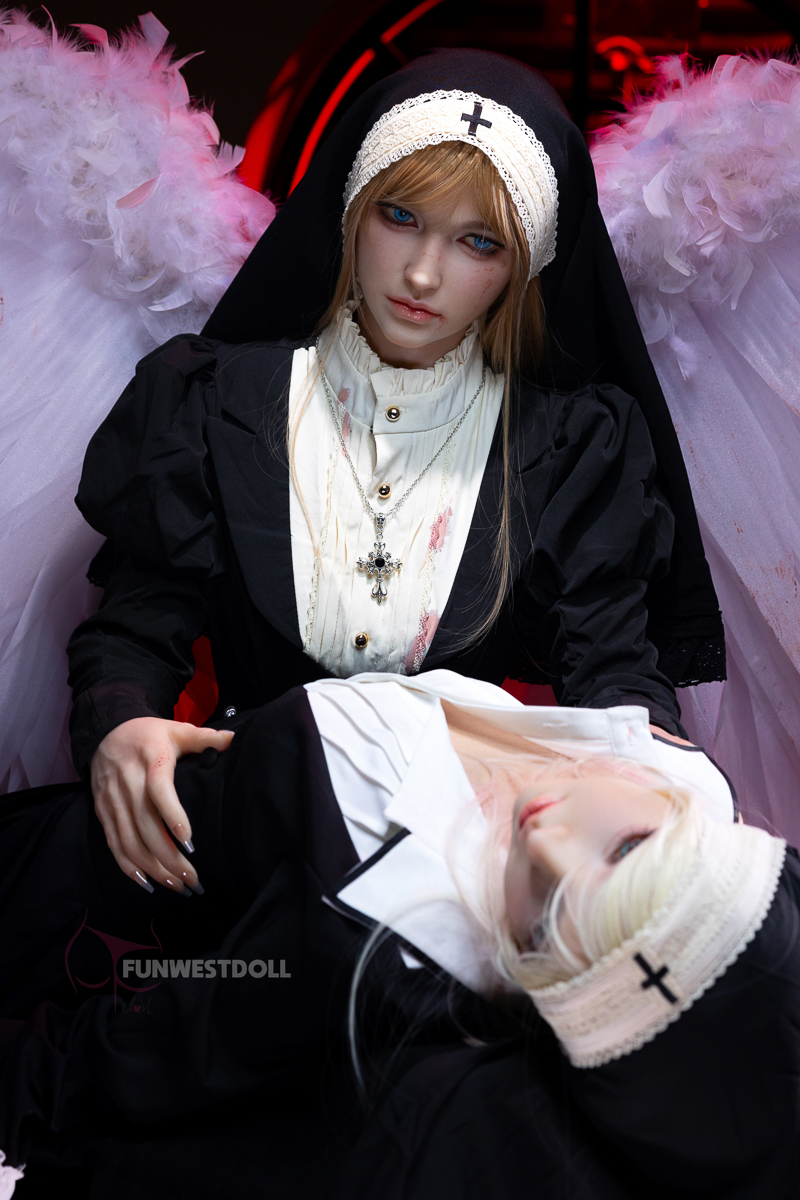 Funwest® 159cm (5.22’) A Cup (Real Skin Texture) Silicone Sex Doll Bella