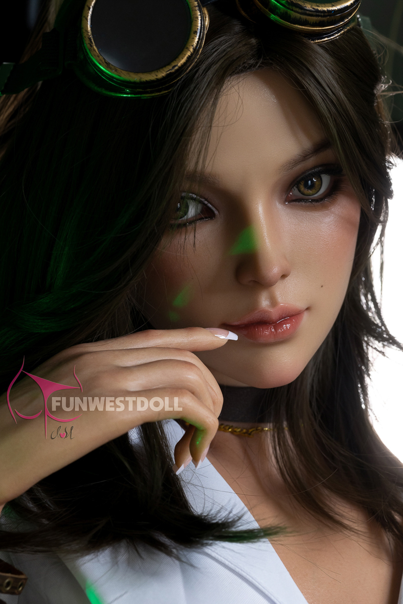 Funwest® 168cm (5.51’) D-Cup Real Skin Texture Silicone Sex Doll Lexie Head #026S