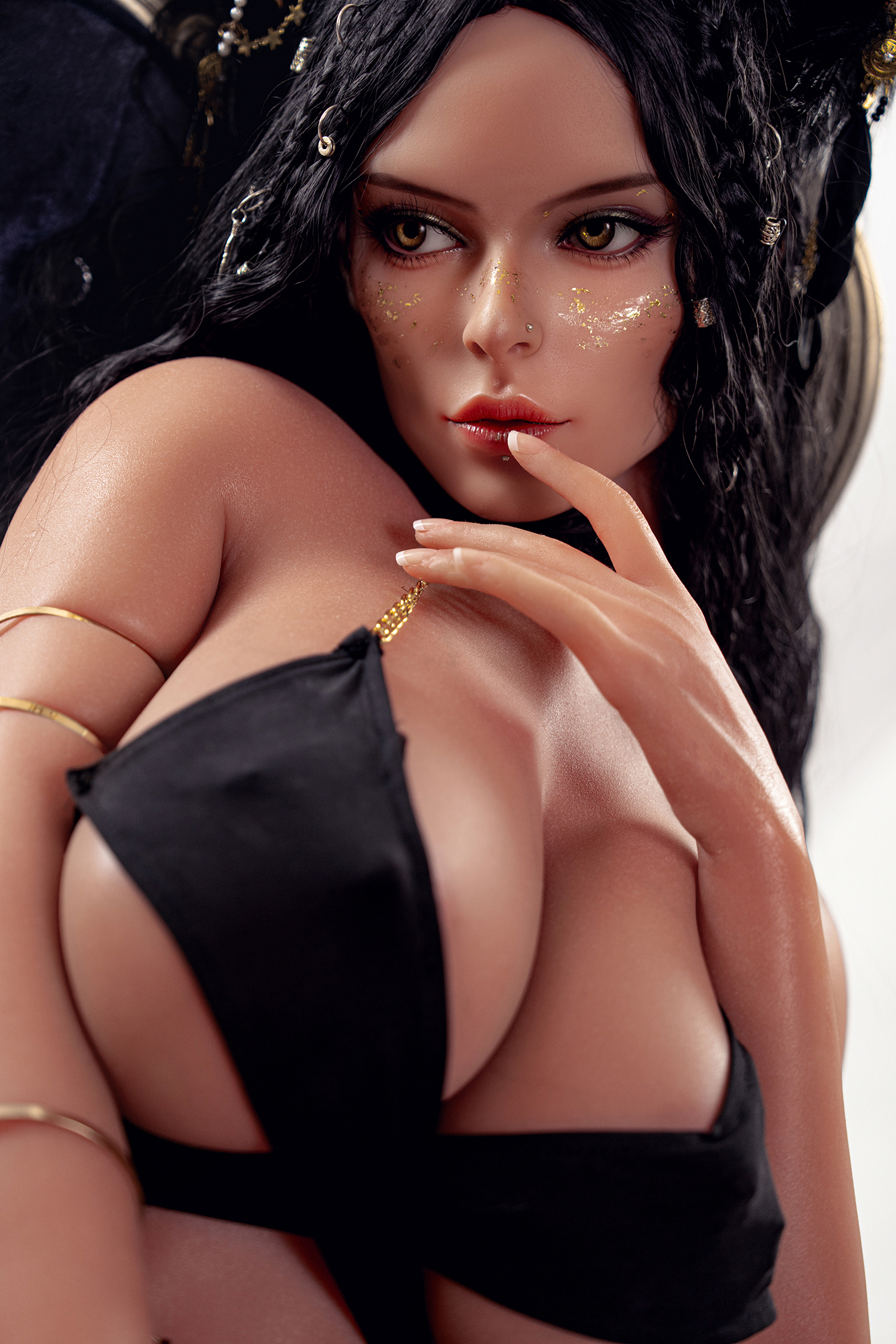 SY Doll® 156cm (5.12') D-Cup Silicone  Sex Doll Head#S17