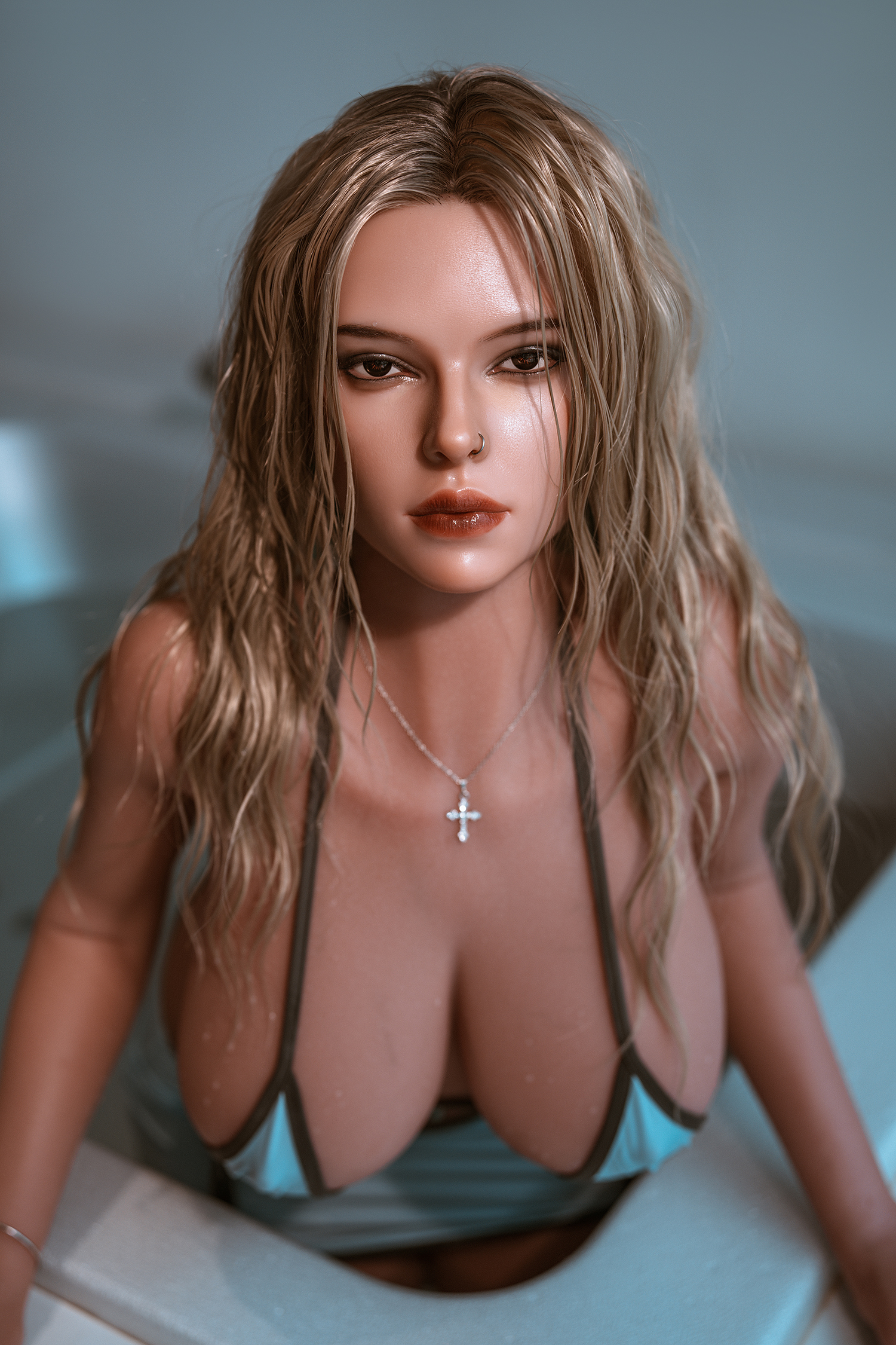 SY Doll® 156cm (5.12') D-Cup Silicone  Sex Doll Head#S28