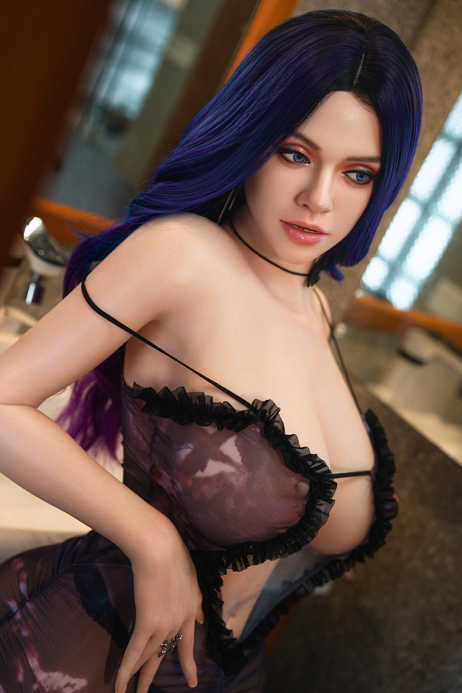 SY Doll® 156cm (5.12') F-Cup Silicone  Sex Doll Head#M32