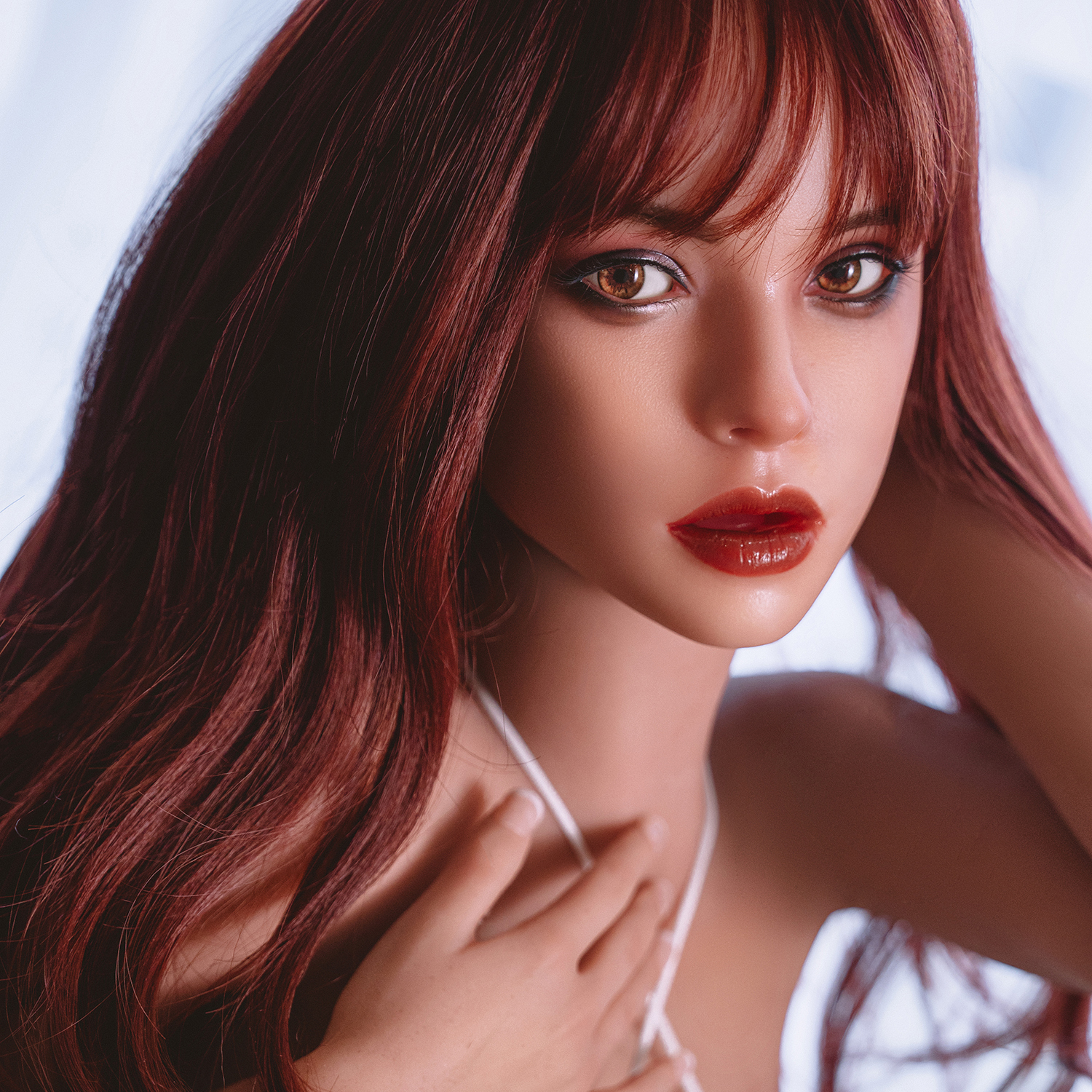 SY Doll® 164cm (5.38') D-Cup Silicone  Sex Doll Head#M28