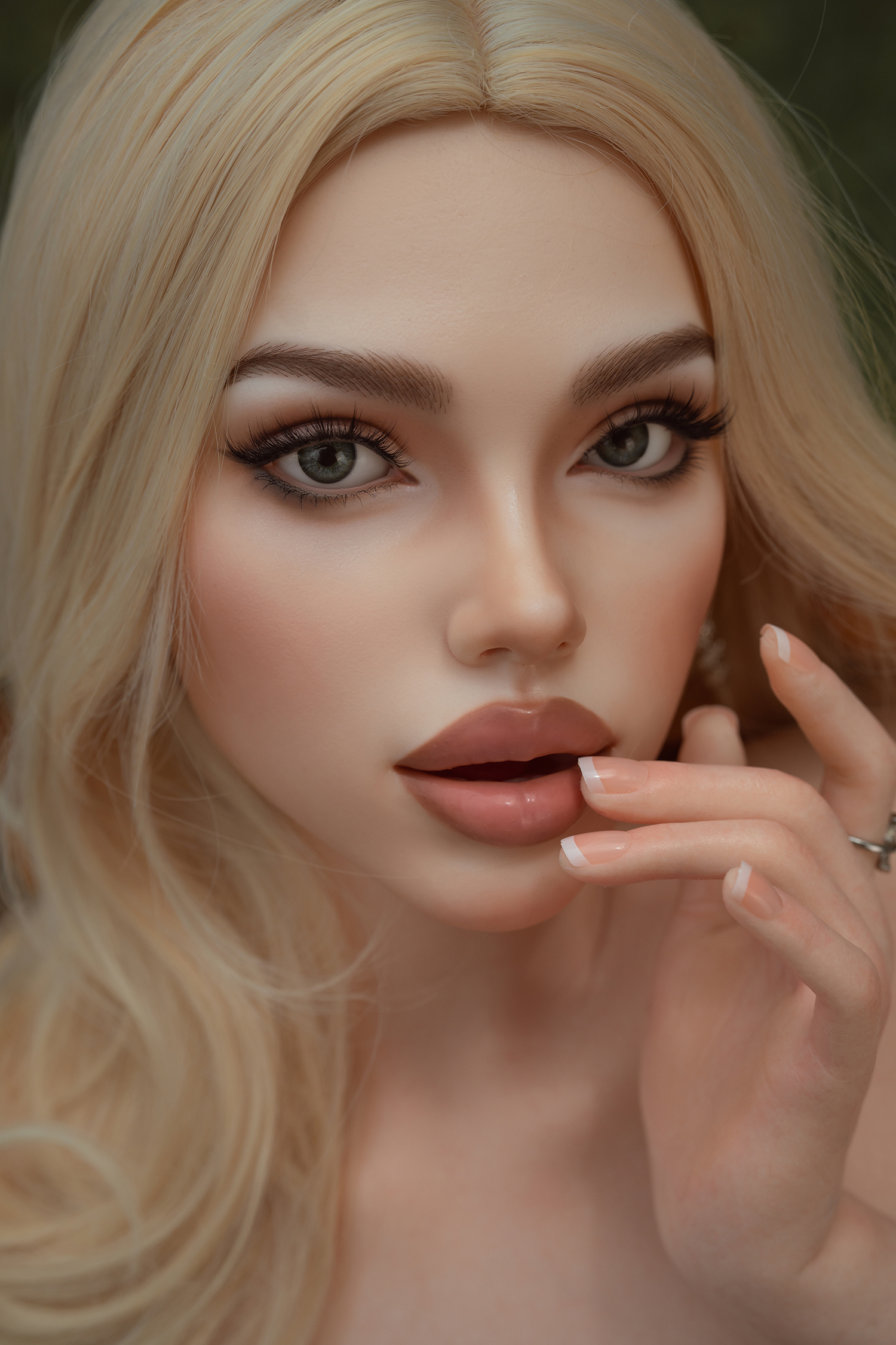 SY Doll® 160cm (5.25') D-Cup Silicone  Sex Doll Head#M22
