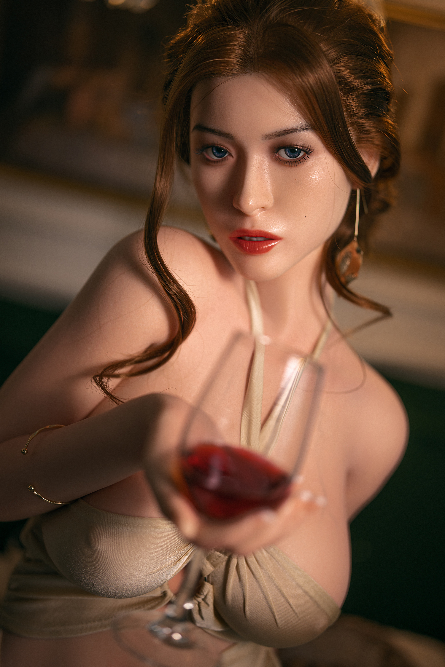SY Doll® 166cm (5.45') D-Cup Silicone  Sex Doll Head#M30