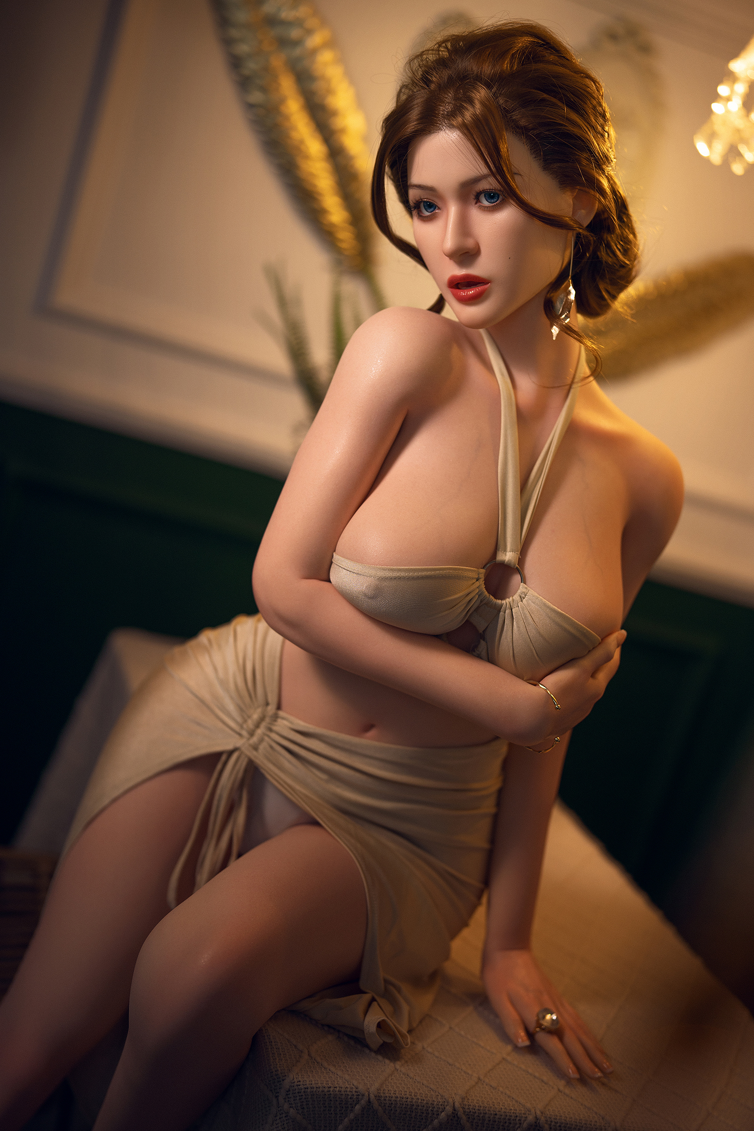 SY Doll® 166cm (5.45') D-Cup Silicone  Sex Doll Head#M30
