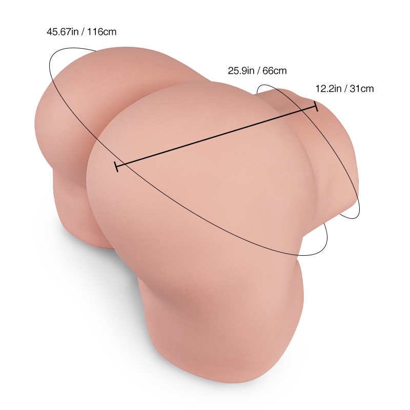 Tantaly® Daisy: 38.9lbs Realistic Pussy Sex Doll with Tantabutt, Fair, In Stock
