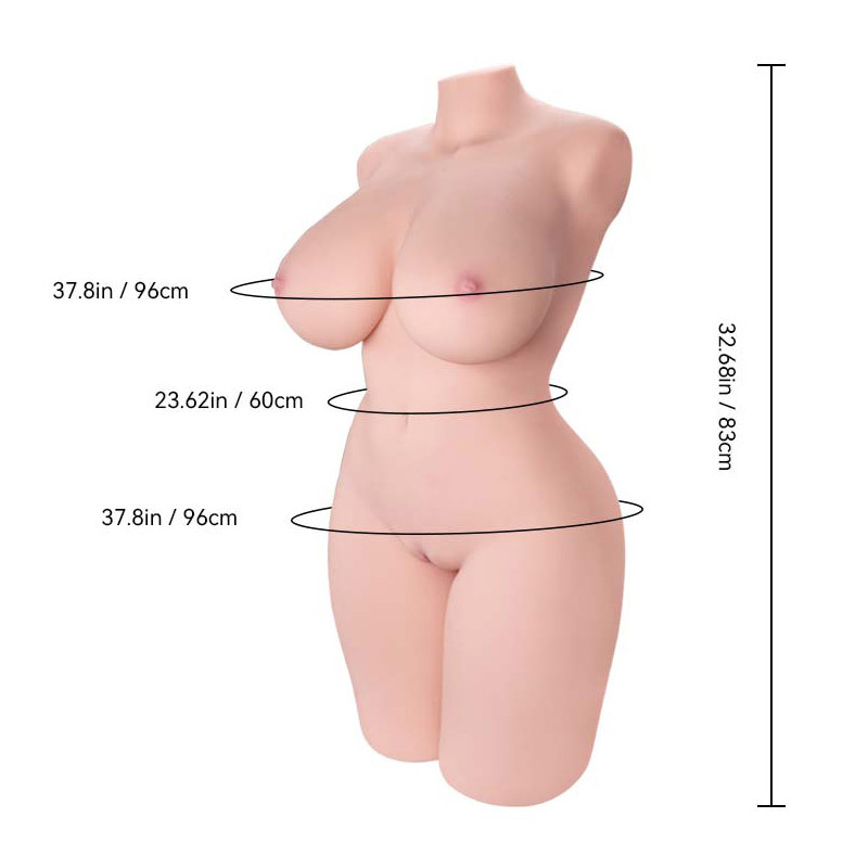 Tantaly® Monroe: 73cm (28.7”) 67lbs Best Monroe Sex Doll Torso for Breast Fun with Tantabosom, In Stock