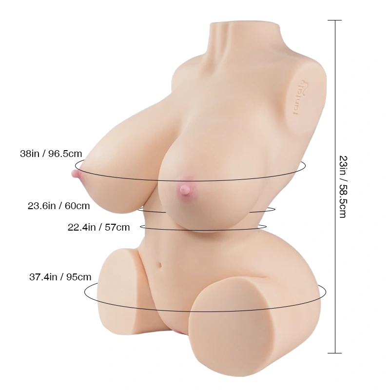 Tantaly® Nicole 2.0: 58.5cm (23”) 47.6lbs Big Boobs Adult Sex Doll Torso with Tantabosom, In Stock