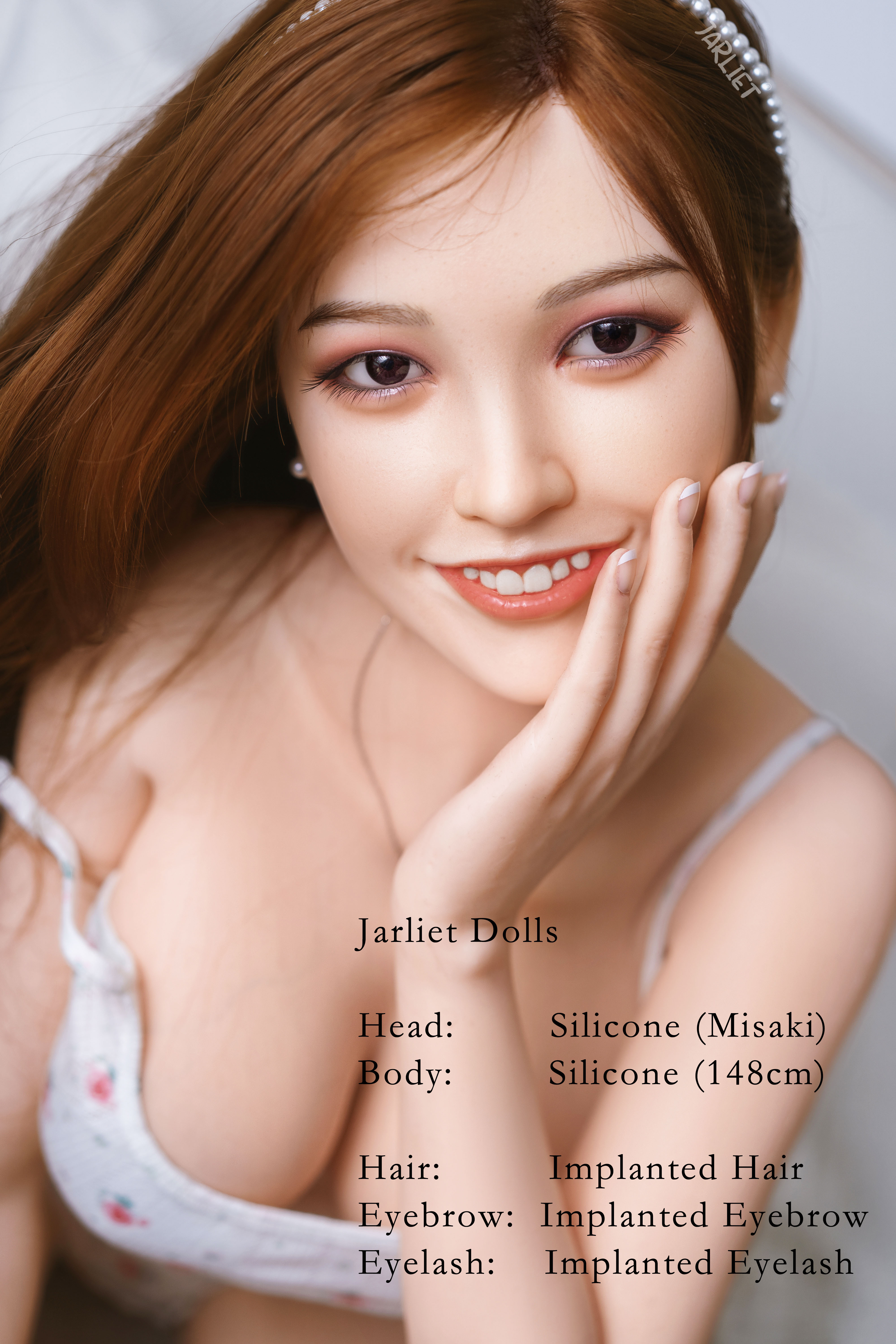 Jarliet® 148cm(4.85') E-Cup Silicone Sex Doll-Misaki