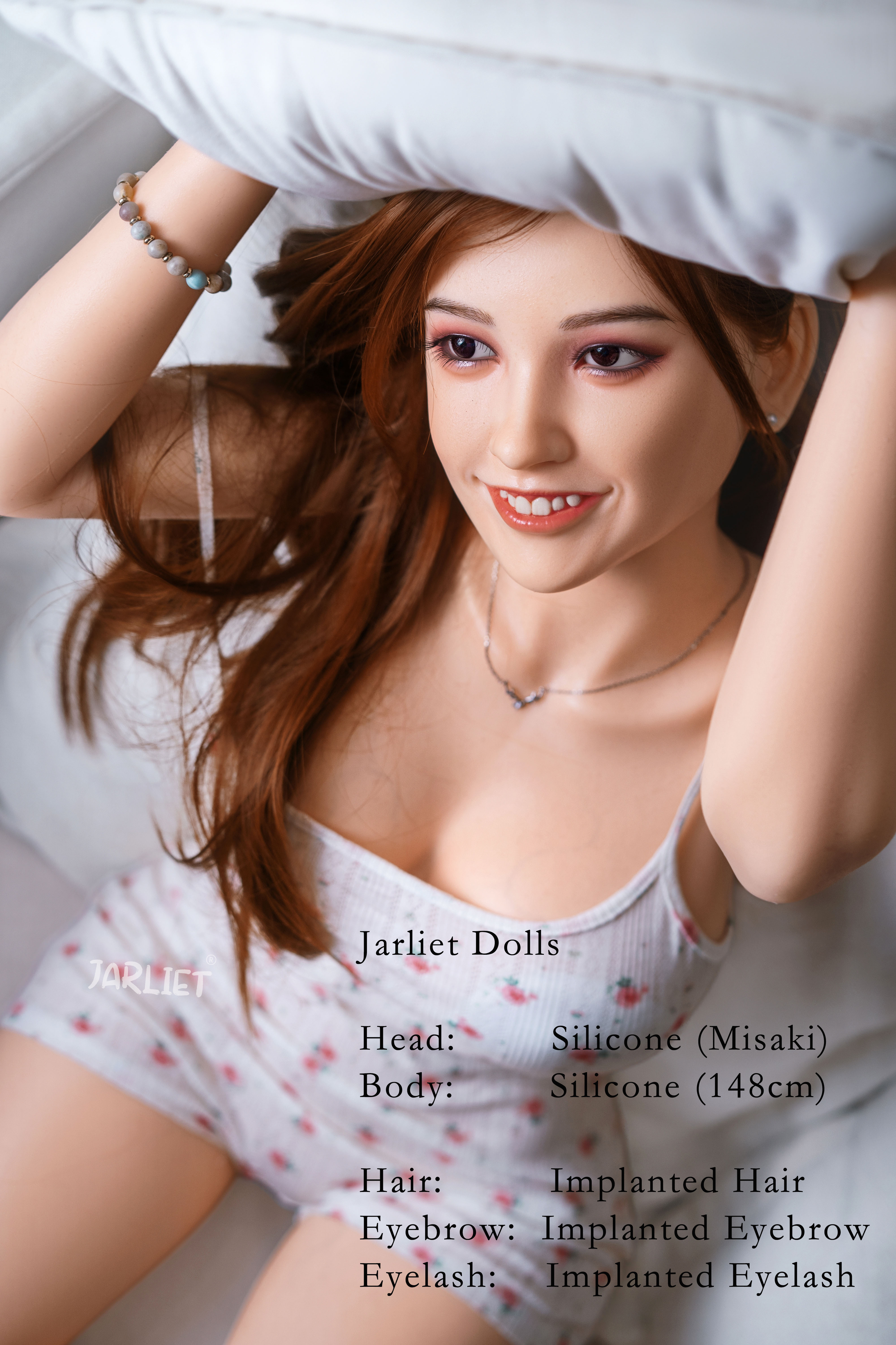 Jarliet® 148cm(4.85') E-Cup Silicone Sex Doll-Misaki