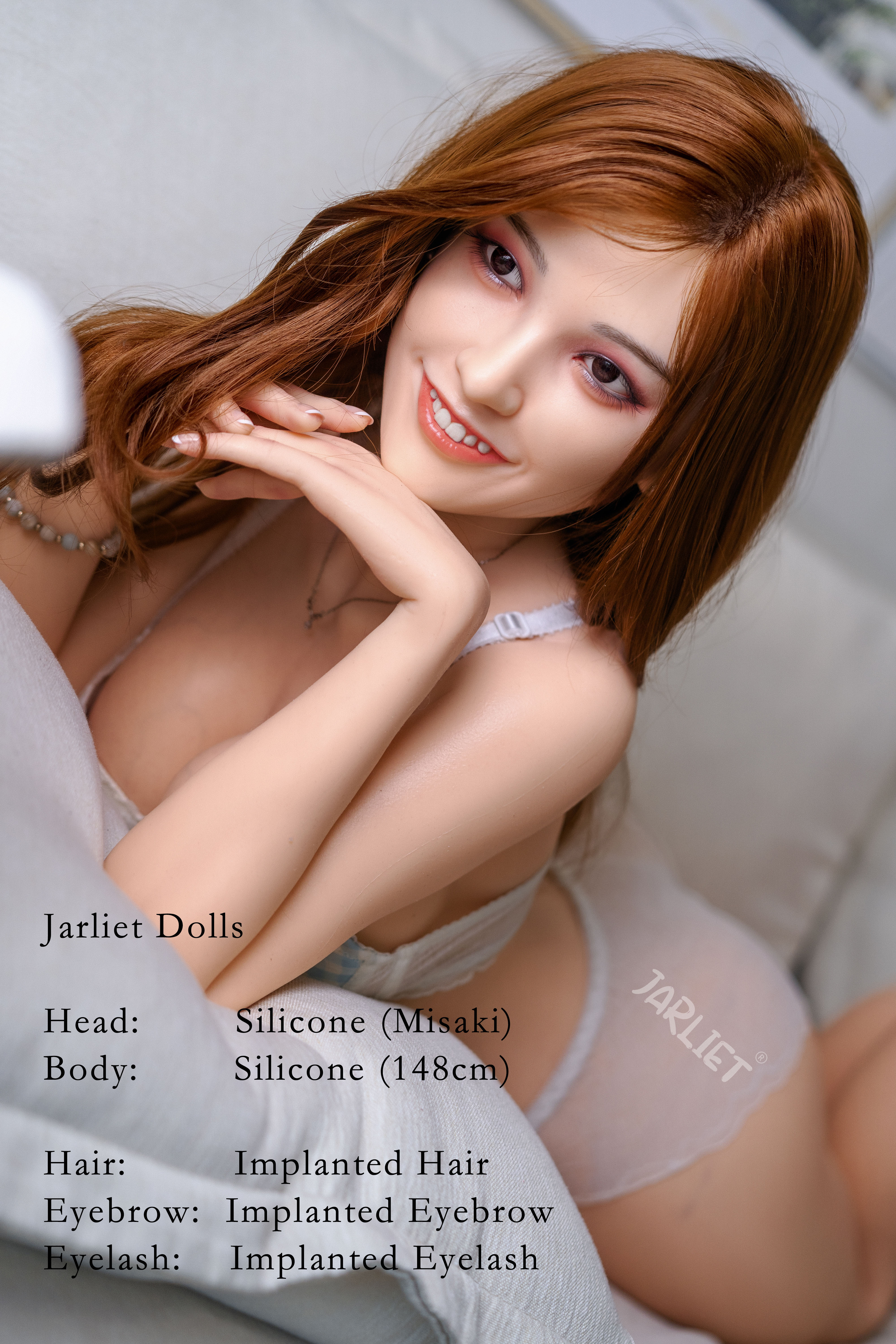 Jarliet® 148cm(4.85') E-Cup Silicone Sex Doll-Misaki