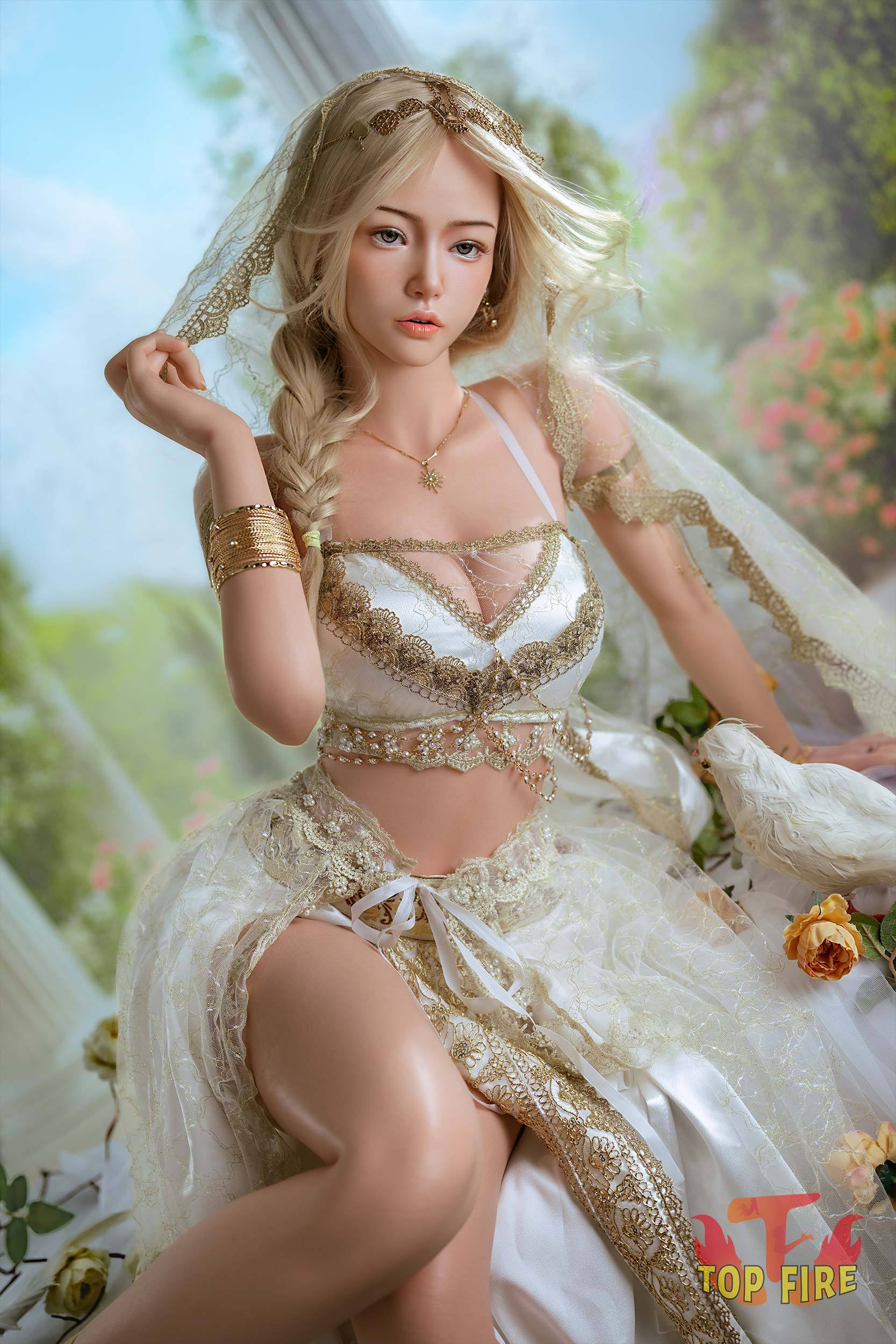 TOP FIRE® 164cm (5.38')  B Cup T57 Victoria  Silicone Sex Doll
