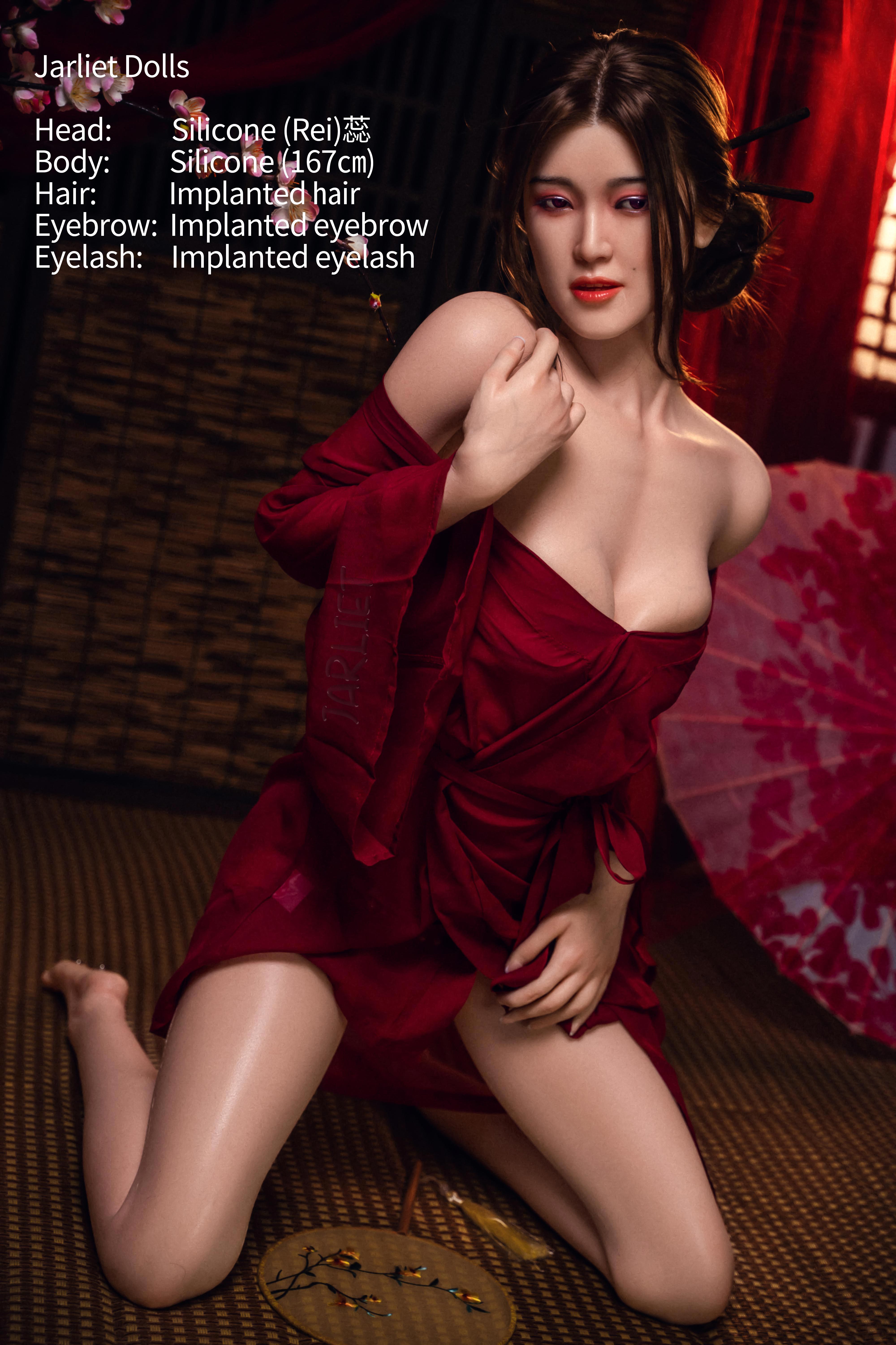 Jarliet® 167cm(5.48') B-Cup Silicone Sex Doll-Rei