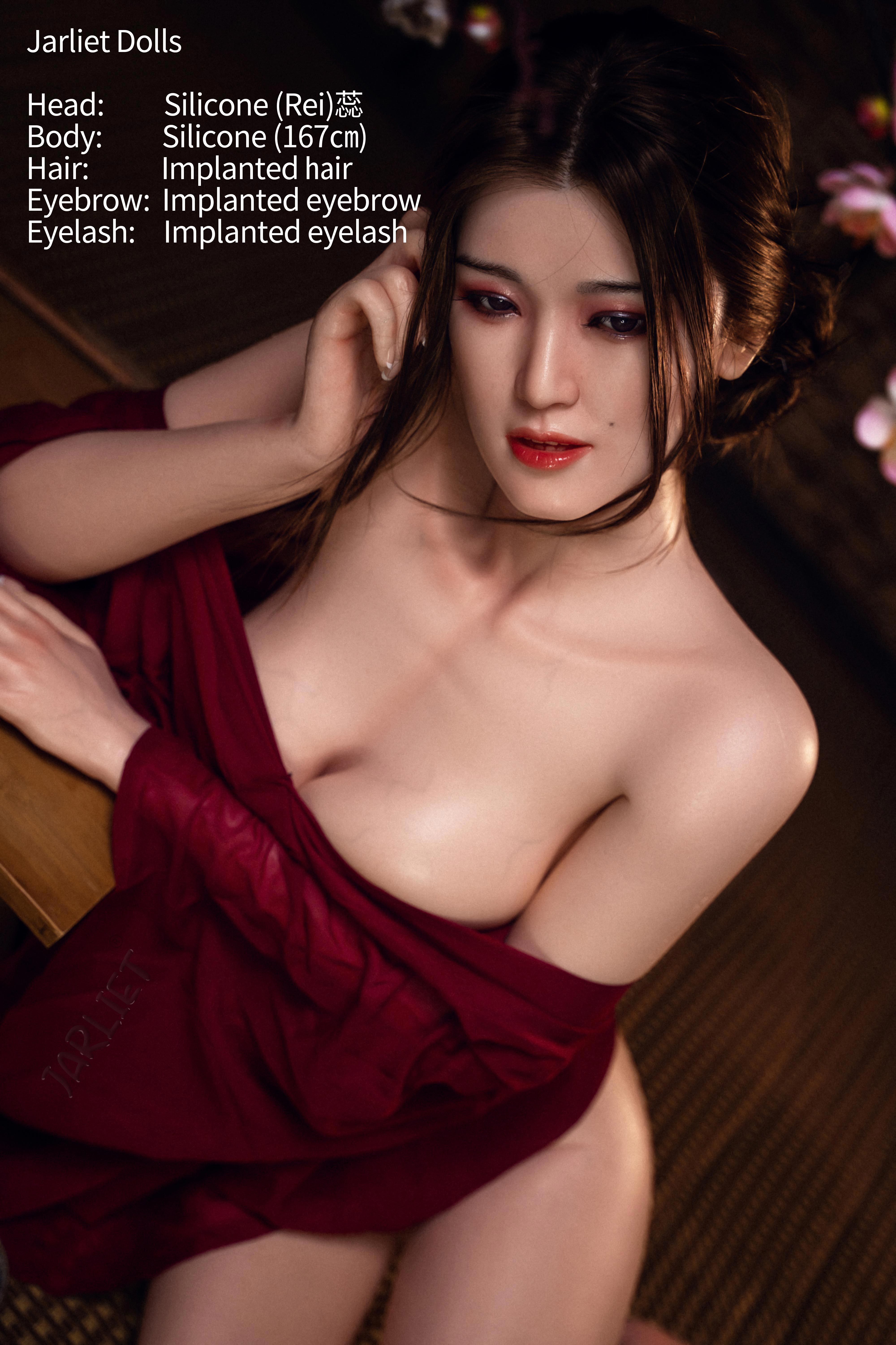 Jarliet® 167cm(5.48') B-Cup Silicone Sex Doll-Rei
