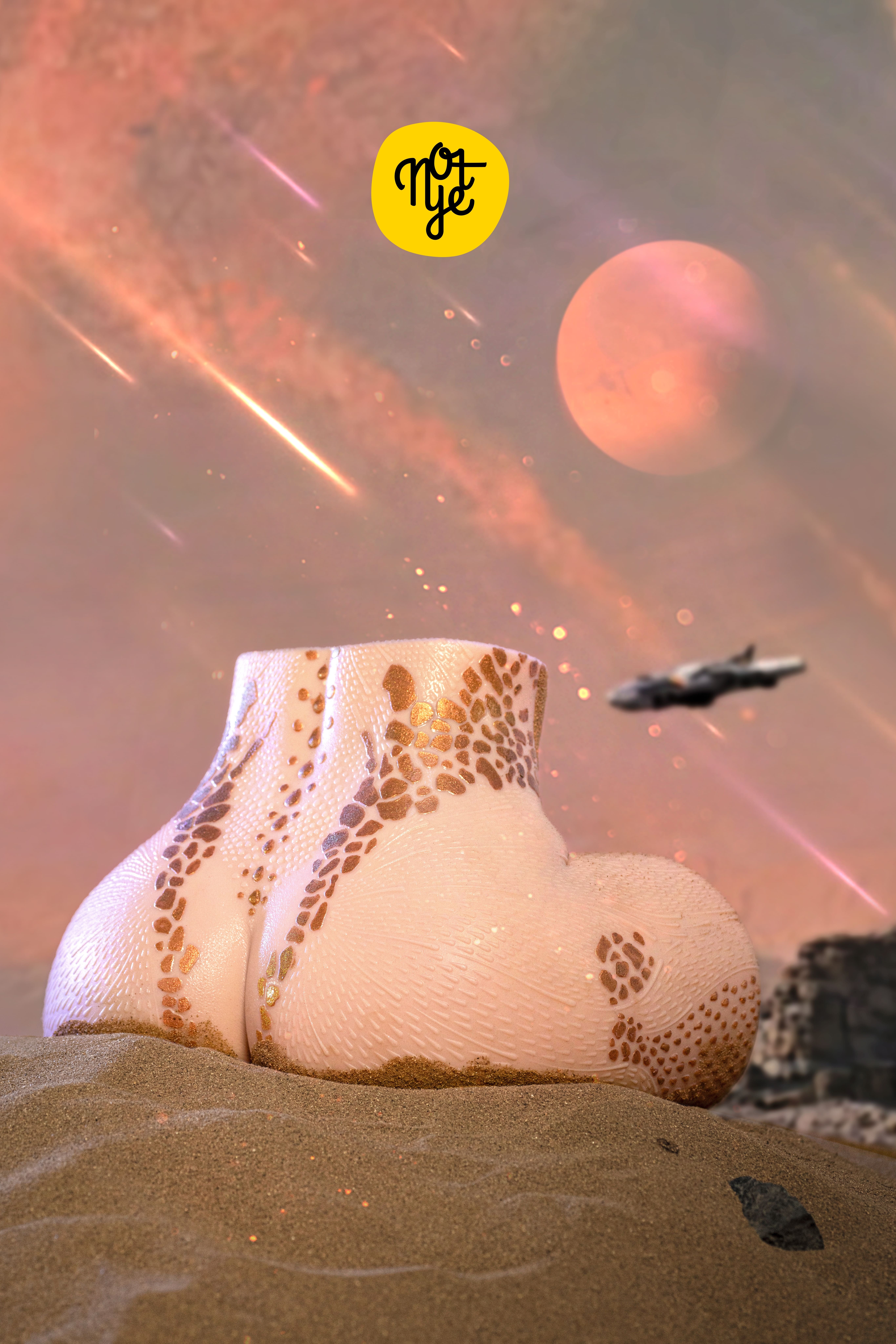 Not ye® Silicone Butt Sex Toy Male Masturbator S16 with Scale Pattern