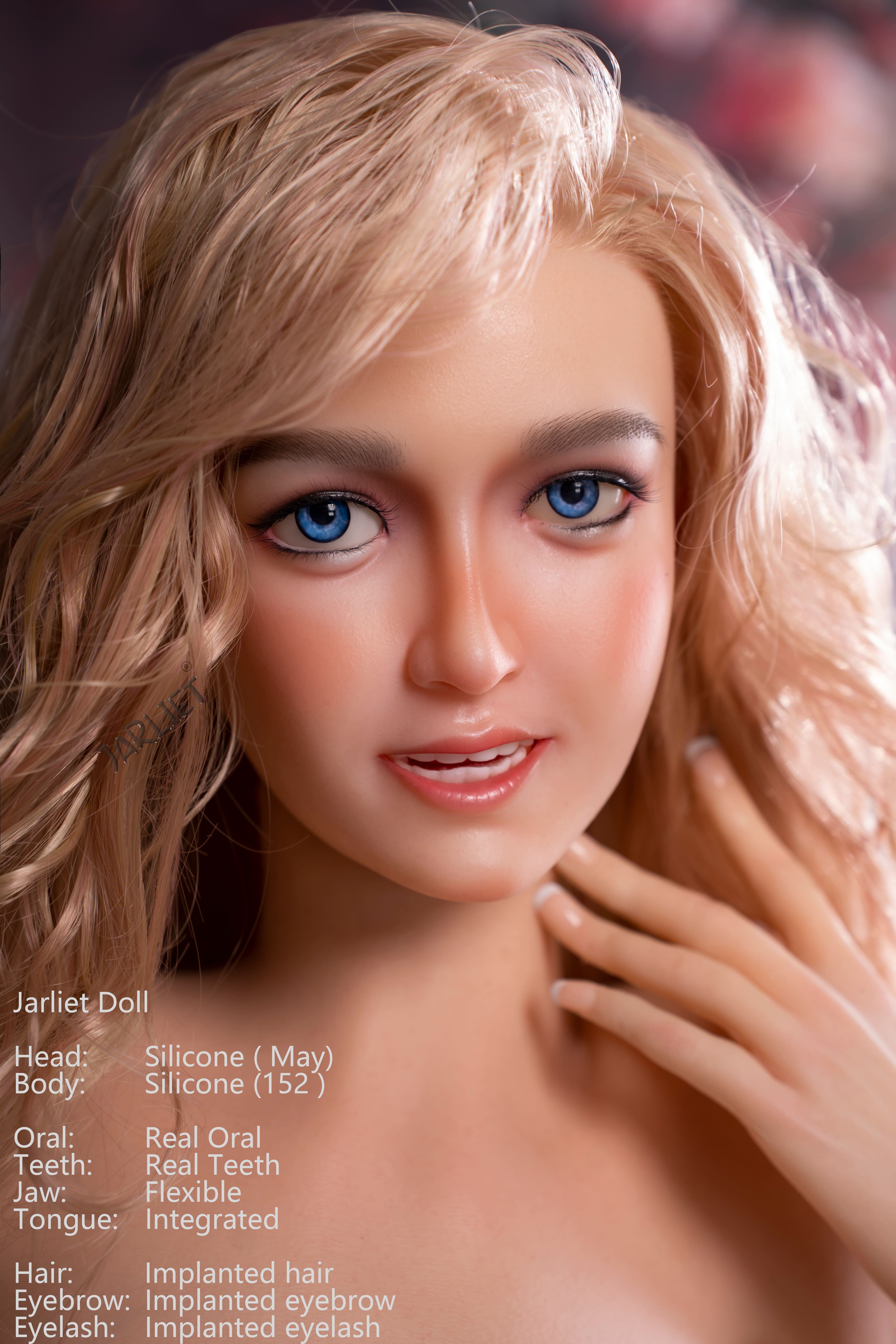 Jarliet® 152cm(4.98') E-Cup Silicone Sex Doll-ROS May