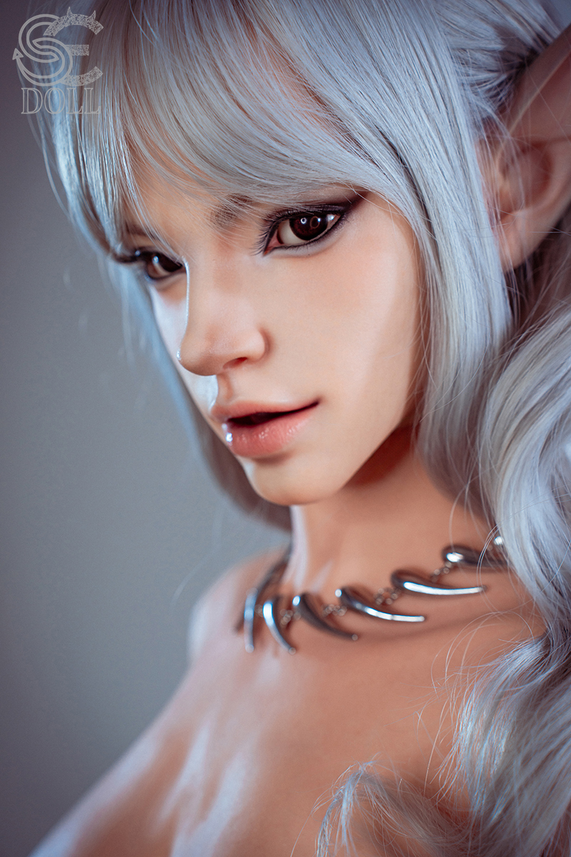 SE Doll® 165cm (5'41) C Cup Real Skin Texture Silicone Pro Sex Doll Evadora.B, ROS Head #154SO