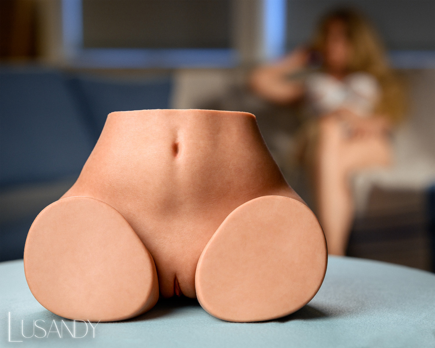[ US In Stock ] Lusandy® 10kg (22 lbs) Real Skin Texture Silicone Sex Butt Pleasure Hip LSD-T01