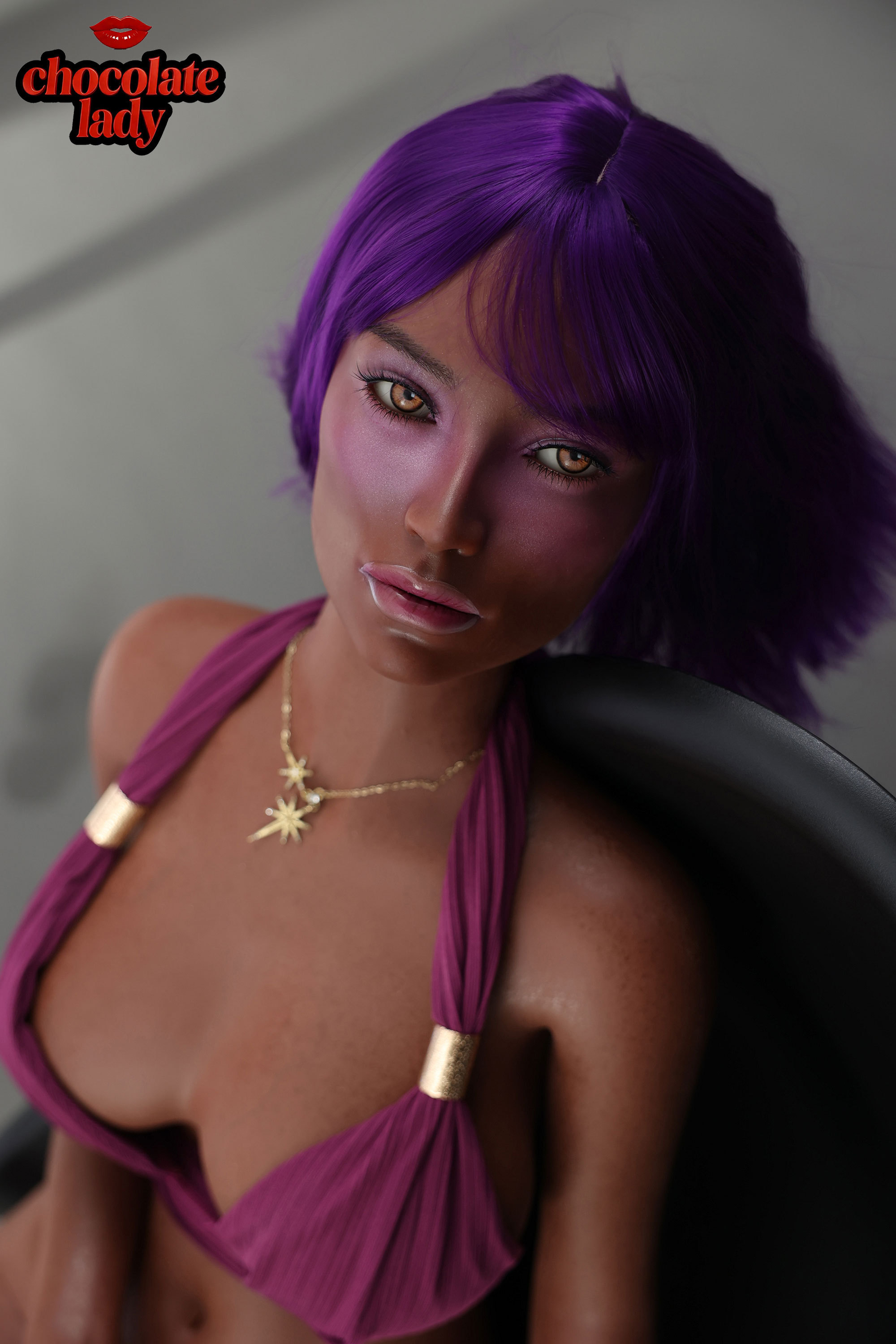 Chocolate Lady® 163cm (5.35') D Cup Silicone Sex Doll Aim
