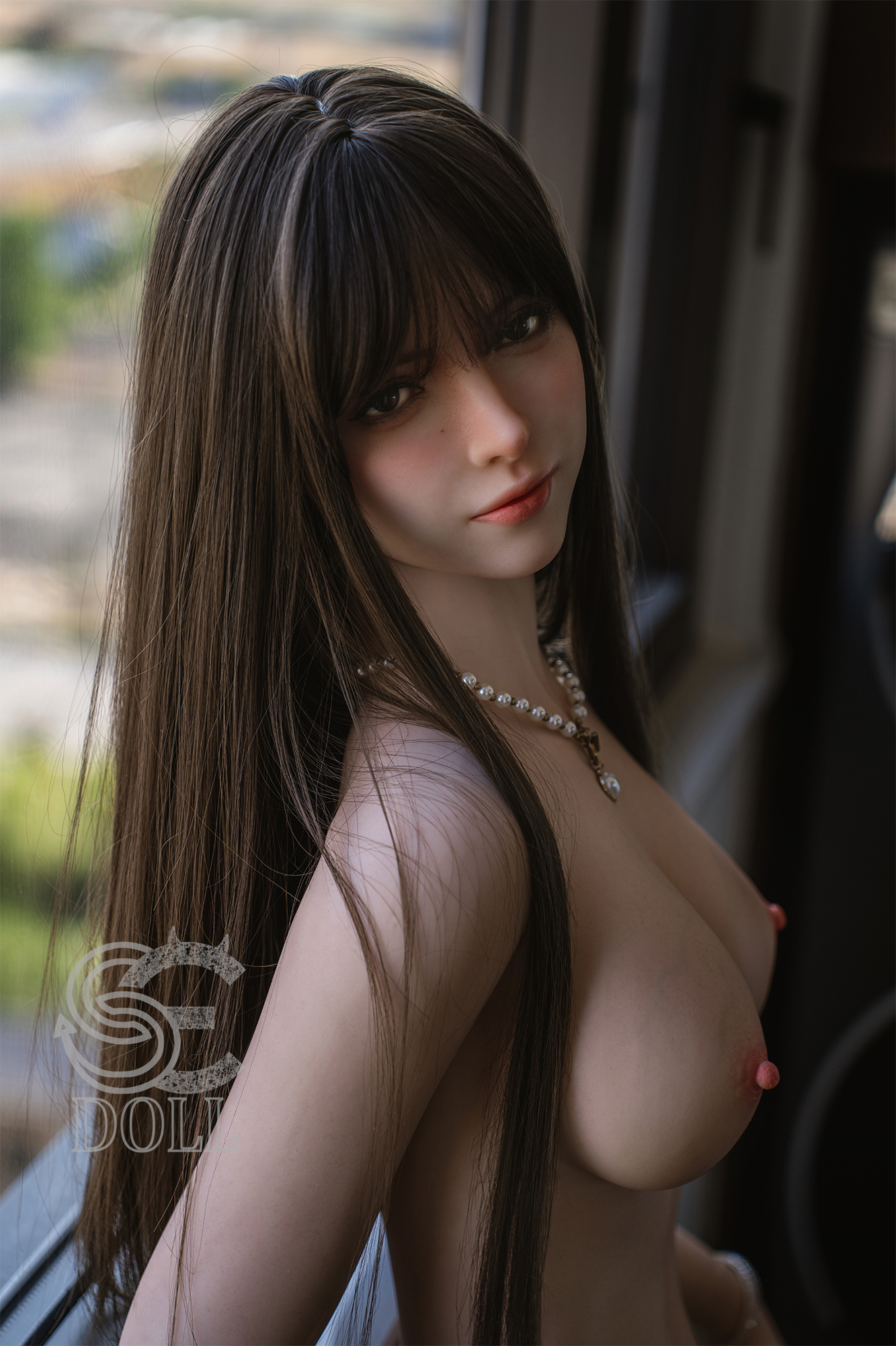 SE Doll® 165cm (5'41) C Cup Real Skin Texture Silicone Pro Sex Doll Annika.J, ROS Head #068SO