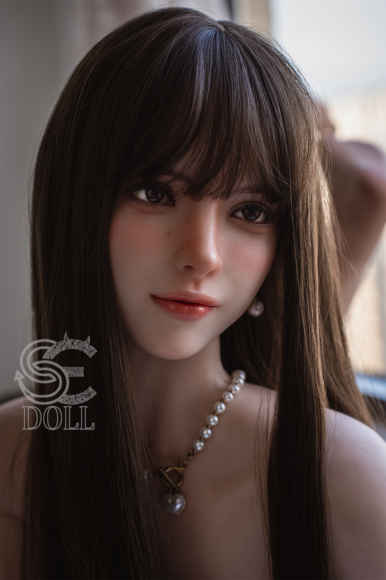 SE Doll® 165cm (5'41) C Cup Real Skin Texture Silicone Pro Sex Doll Annika.J, ROS Head #068SO