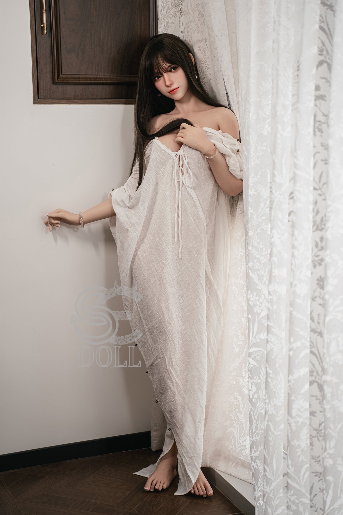 SE Doll® 165cm (5'41) C Cup Real Skin Texture Silicone Pro Sex Doll Annika.J, ROS Head #068SO