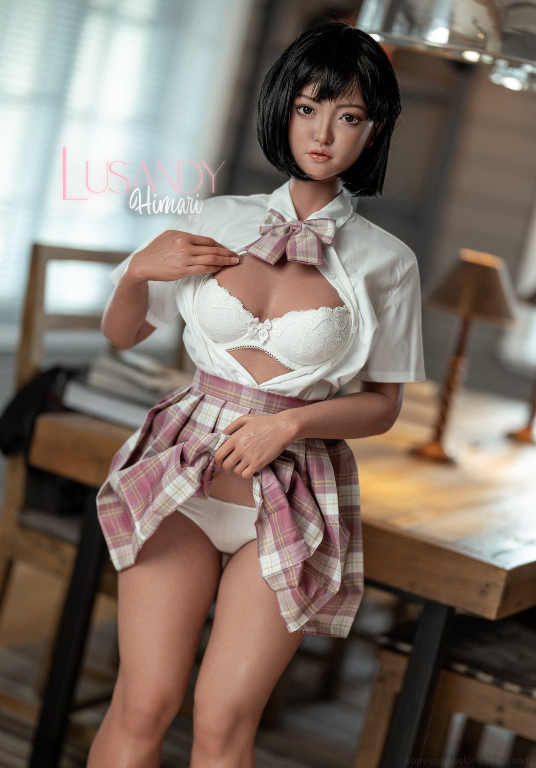 Lusandy® 157cm (5.15') B-Cup Silicone Sex Doll Himari