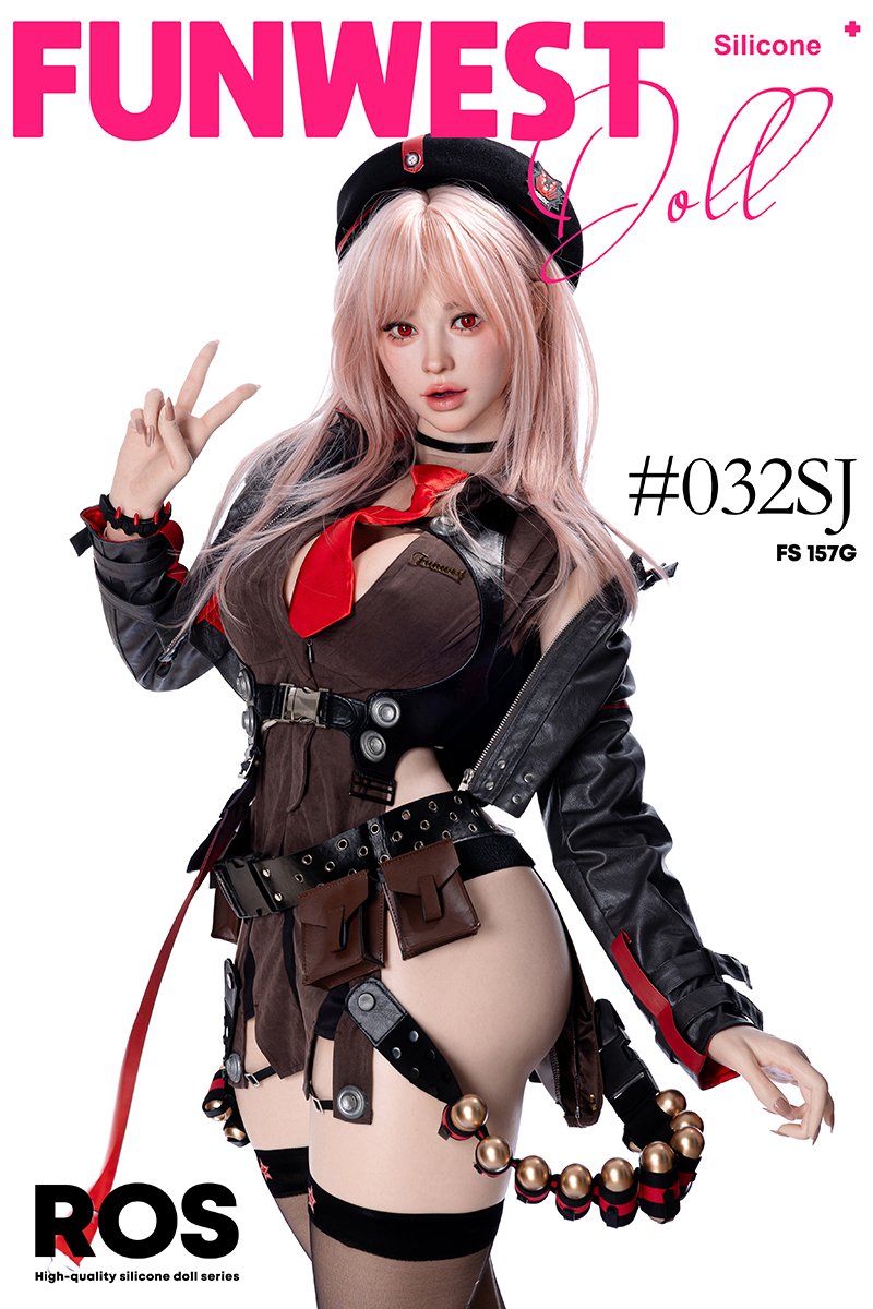 Funwest® 157cm (5.15’) G Cup ROS Head Real Skin Texture Silicone Sex Doll Lucy