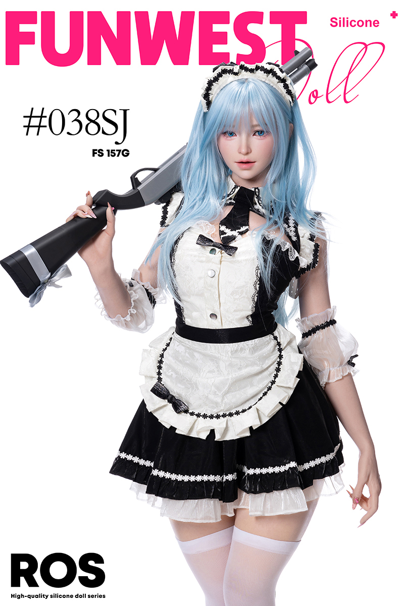 Funwest® 157cm (5.15’) G Cup ROS Head Real Skin Texture Silicone Sex Doll Alice