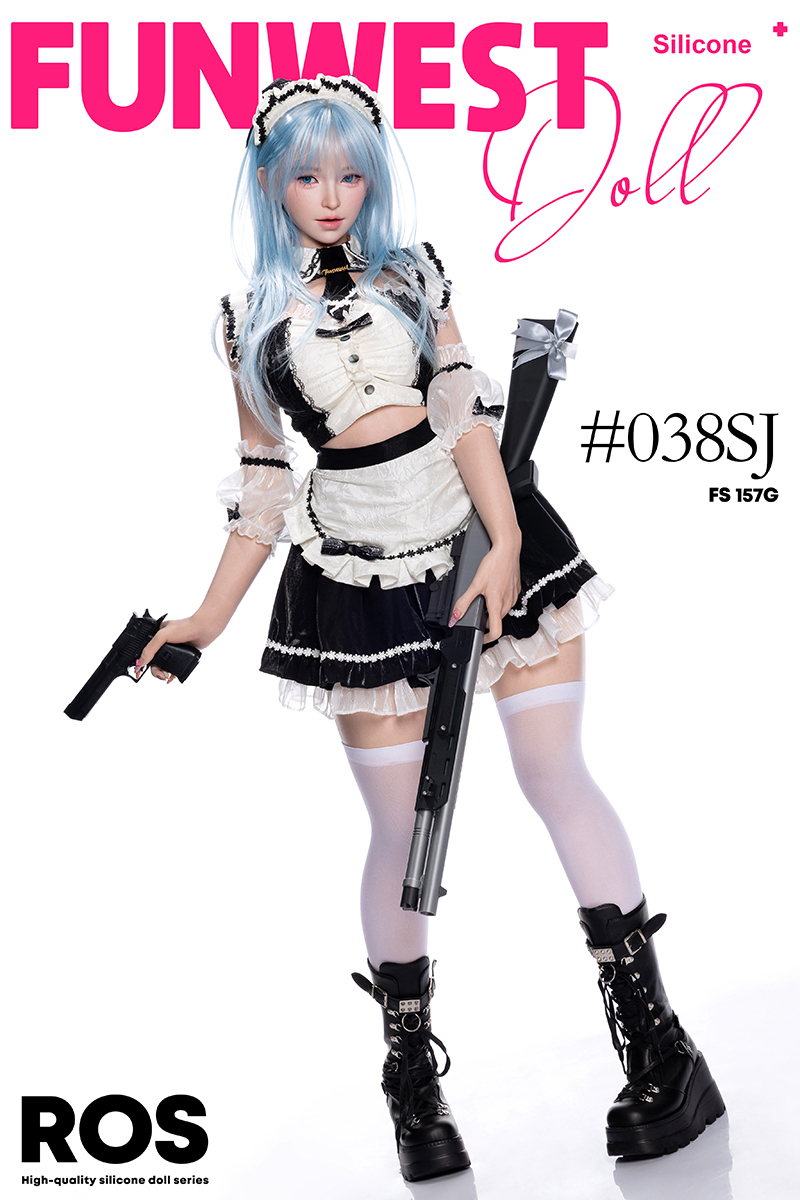 Funwest® 157cm (5.15’) G Cup ROS Head Real Skin Texture Silicone Sex Doll Alice