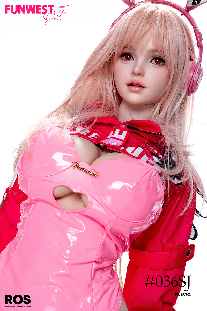 Funwest® 157cm (5.15’) G Cup ROS Head Real Skin Texture Silicone Sex Doll Lily