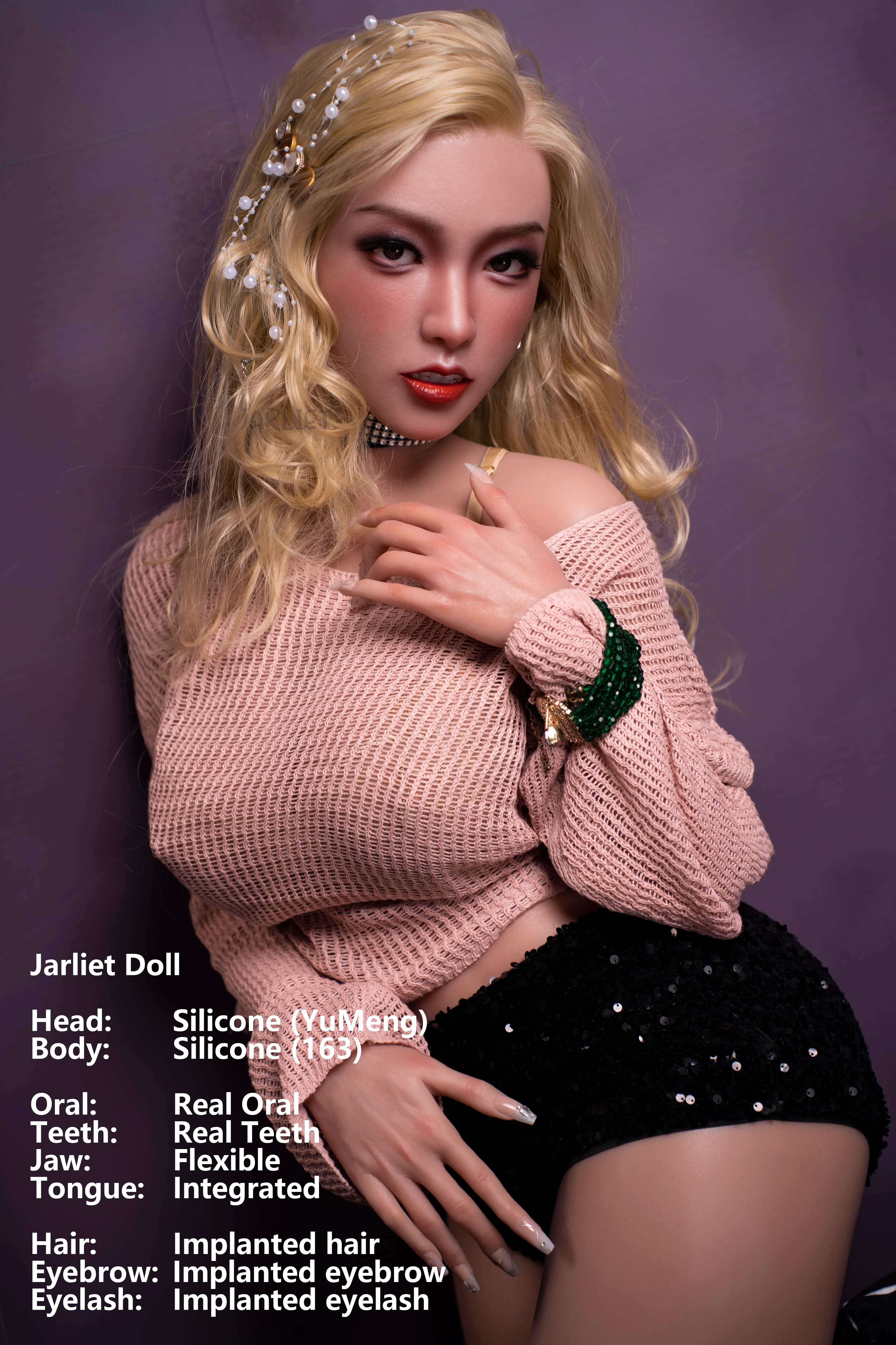 Jarliet® 163cm(5.35') D-Cup Silicone Sex Doll-ROS  YuMeng