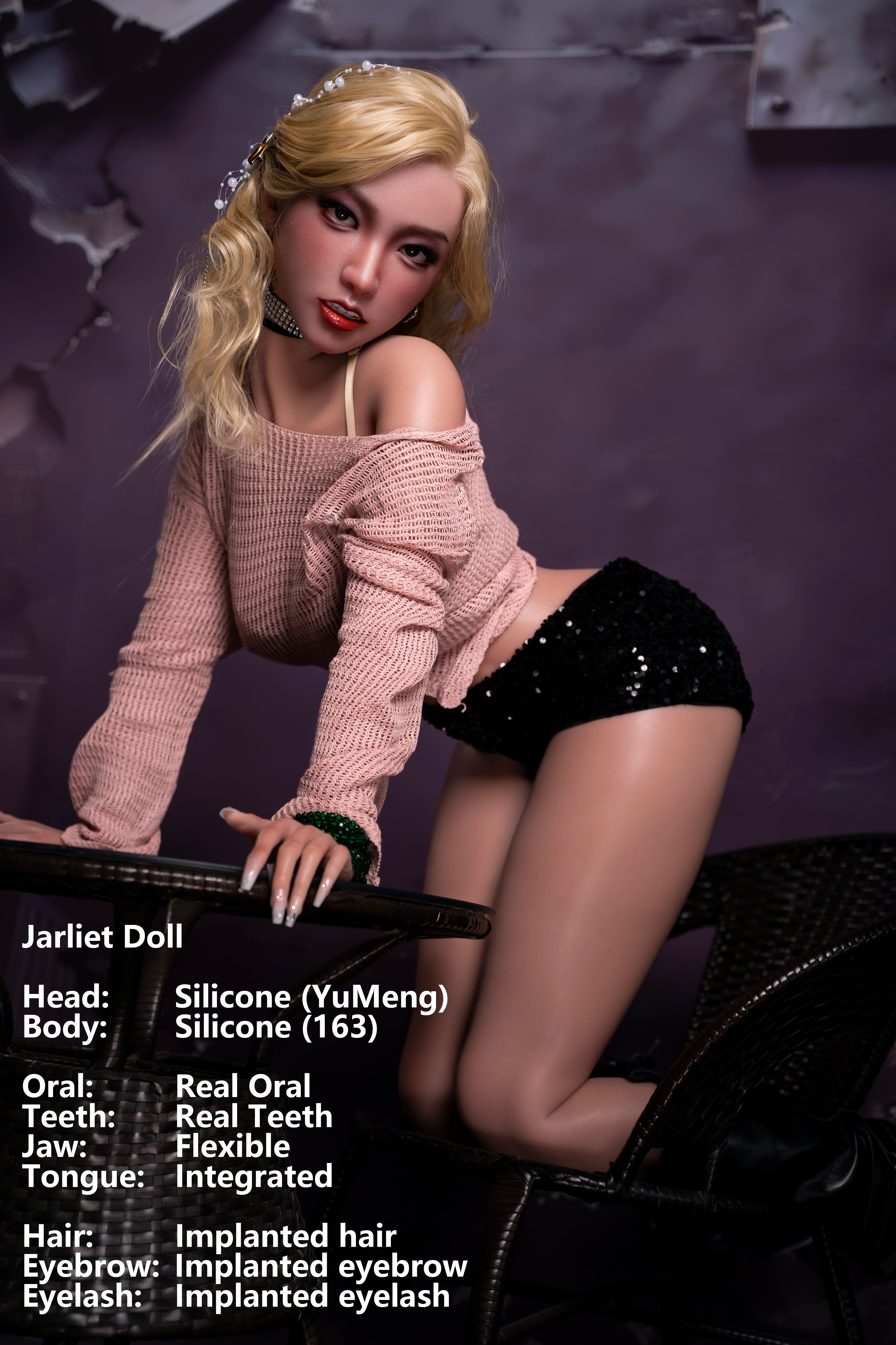 Jarliet® 163cm(5.35') D-Cup Silicone Sex Doll-ROS  YuMeng