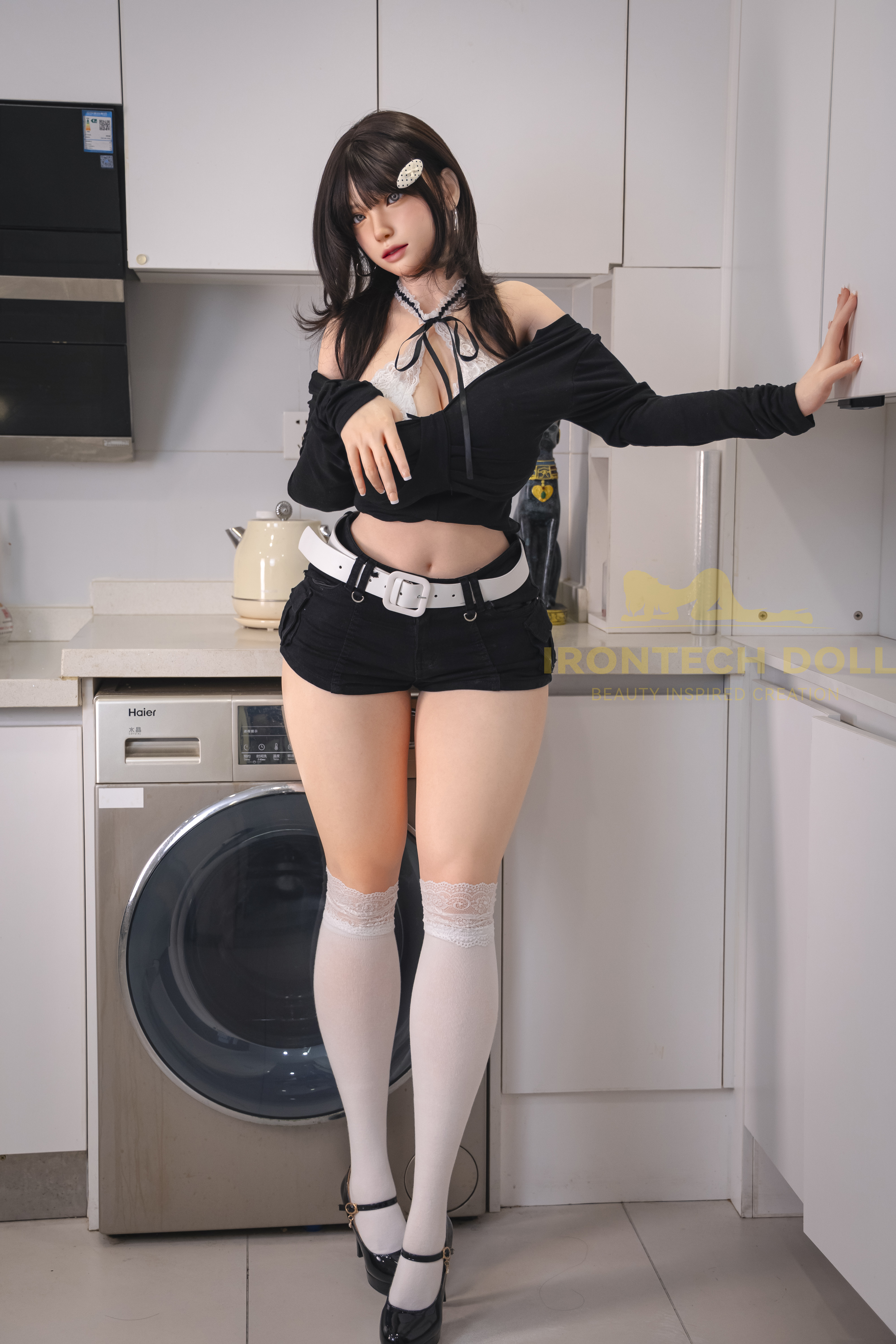 IRONTECH DOLL® 165CM (5.41') S27 Ivy ROS MAX Tanned Silicone Sex Doll