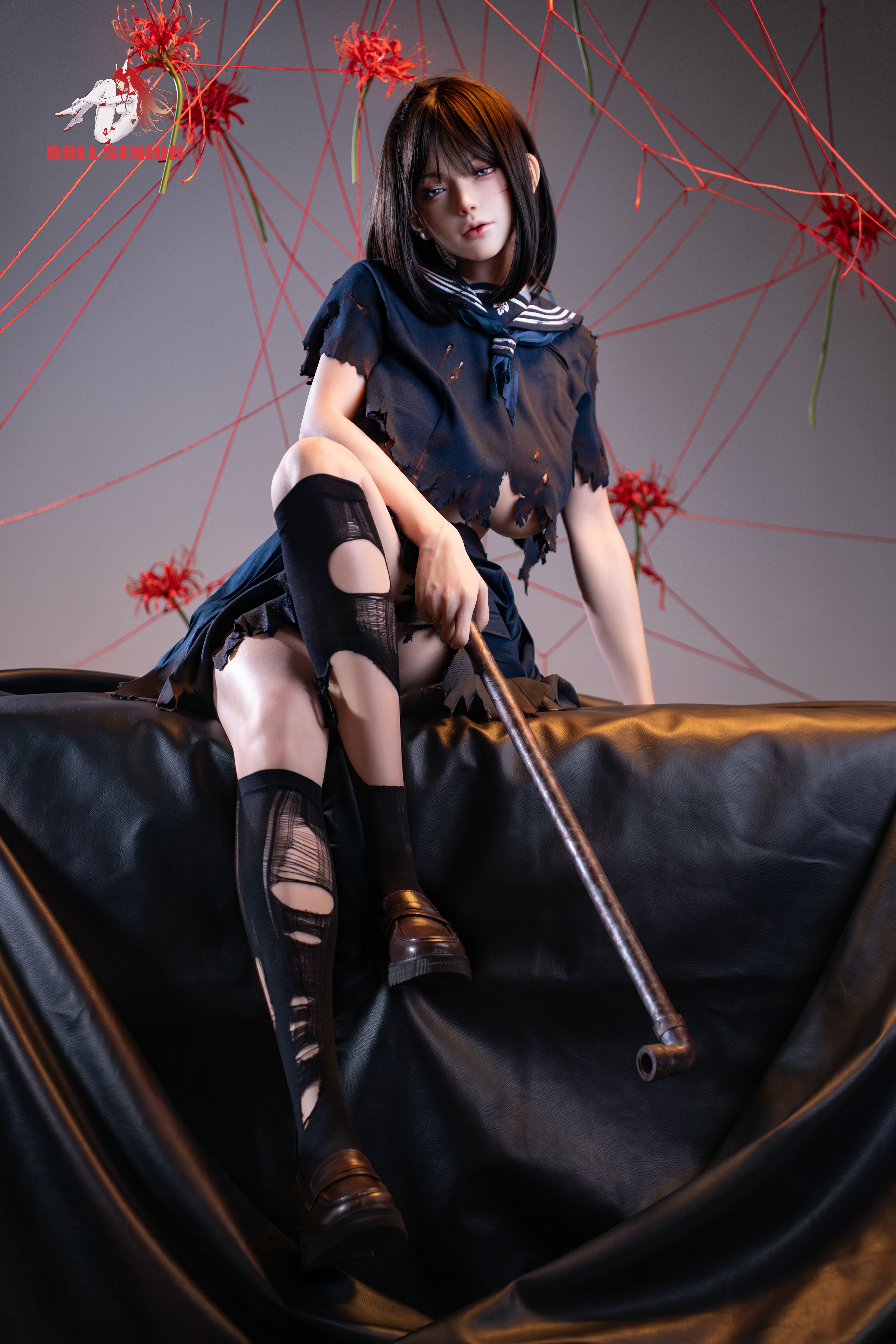 Doll Senior® 175cm ( 5.74' ) G Cup Real Skin Texture Version Silicone Sex Doll Capricorn ROS Head Only