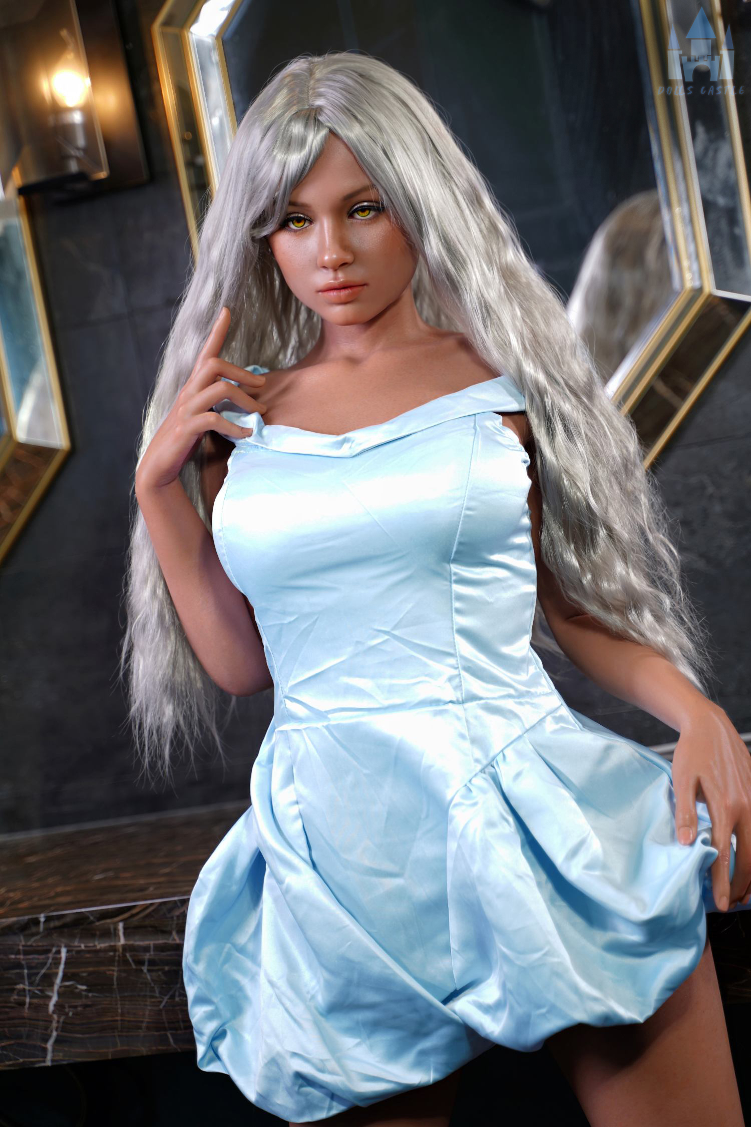 GALATEA DOLL® 167cm (5.48') GT03+JS062  Crystal  Silicone Sex Doll