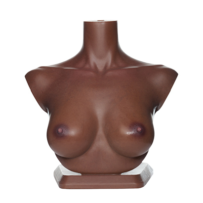 Realistic Bust Stand-Black