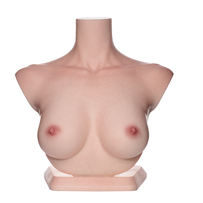 Realistic Bust Stand-Natural