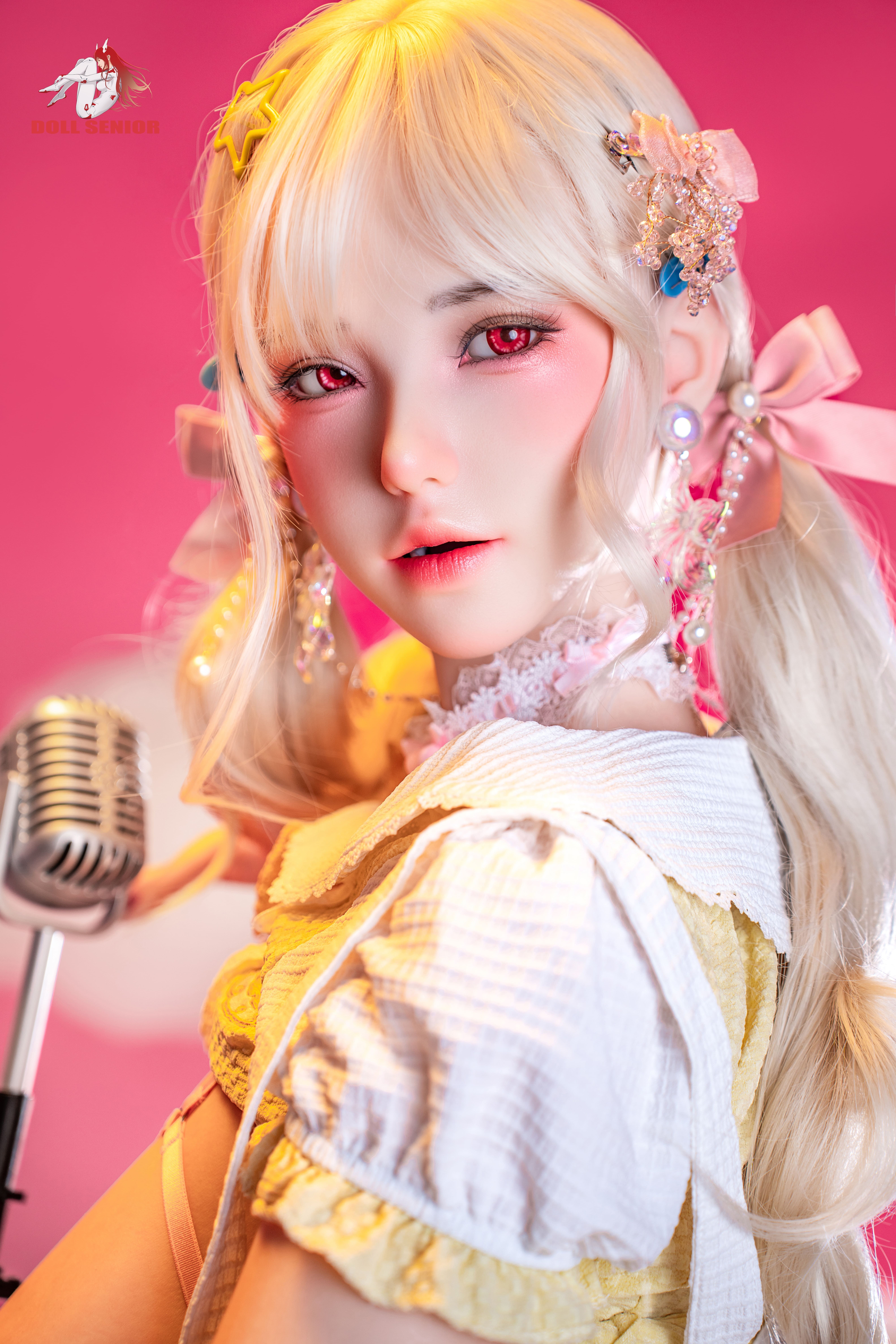 Doll Senior® 170cm ( 5.58' ) G Cup Real Skin Texture Version Silicone Sex Doll Linsha ROS Head Only