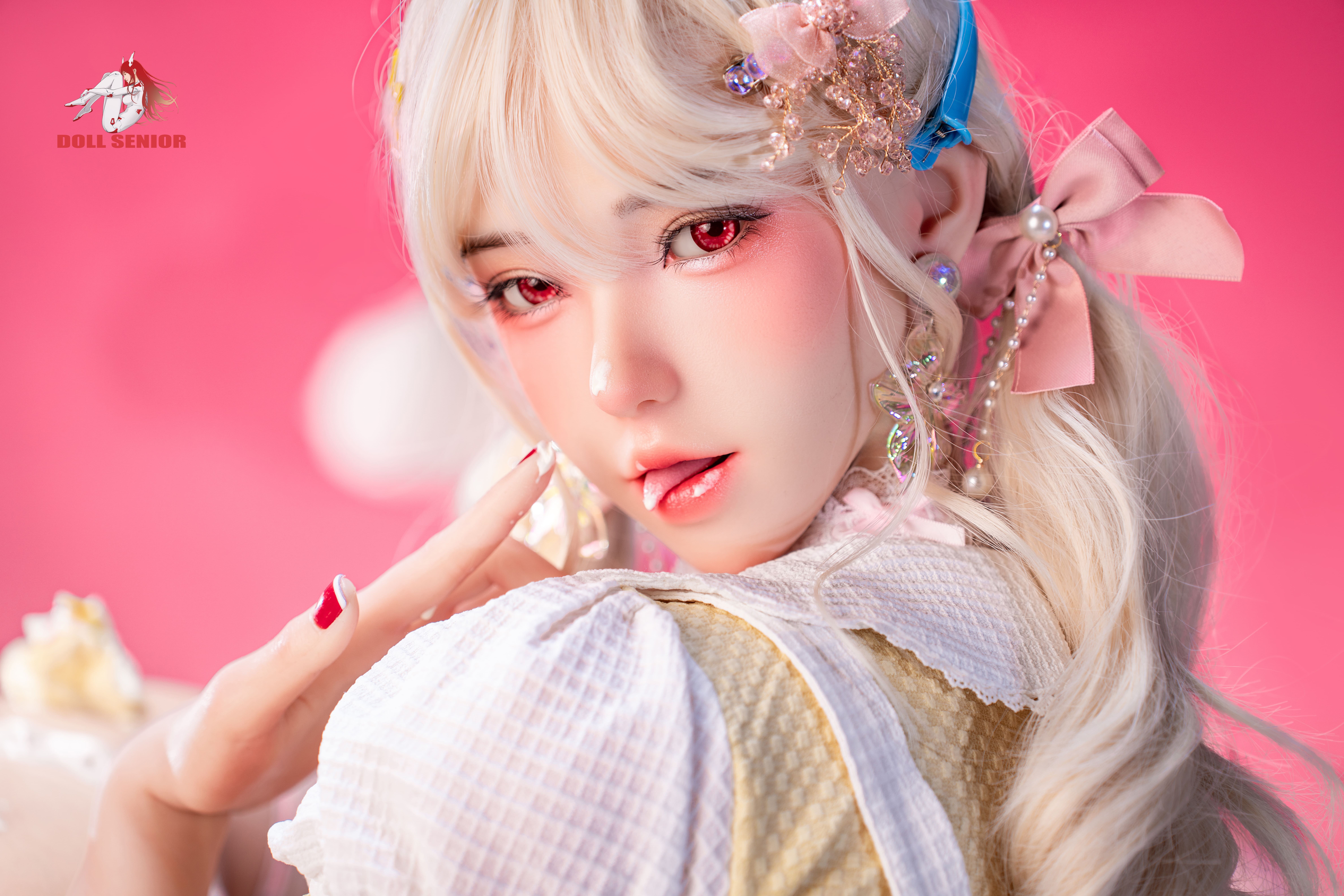 Doll Senior® 170cm ( 5.58' ) G Cup Real Skin Texture Version Silicone Sex Doll Linsha ROS Head Only