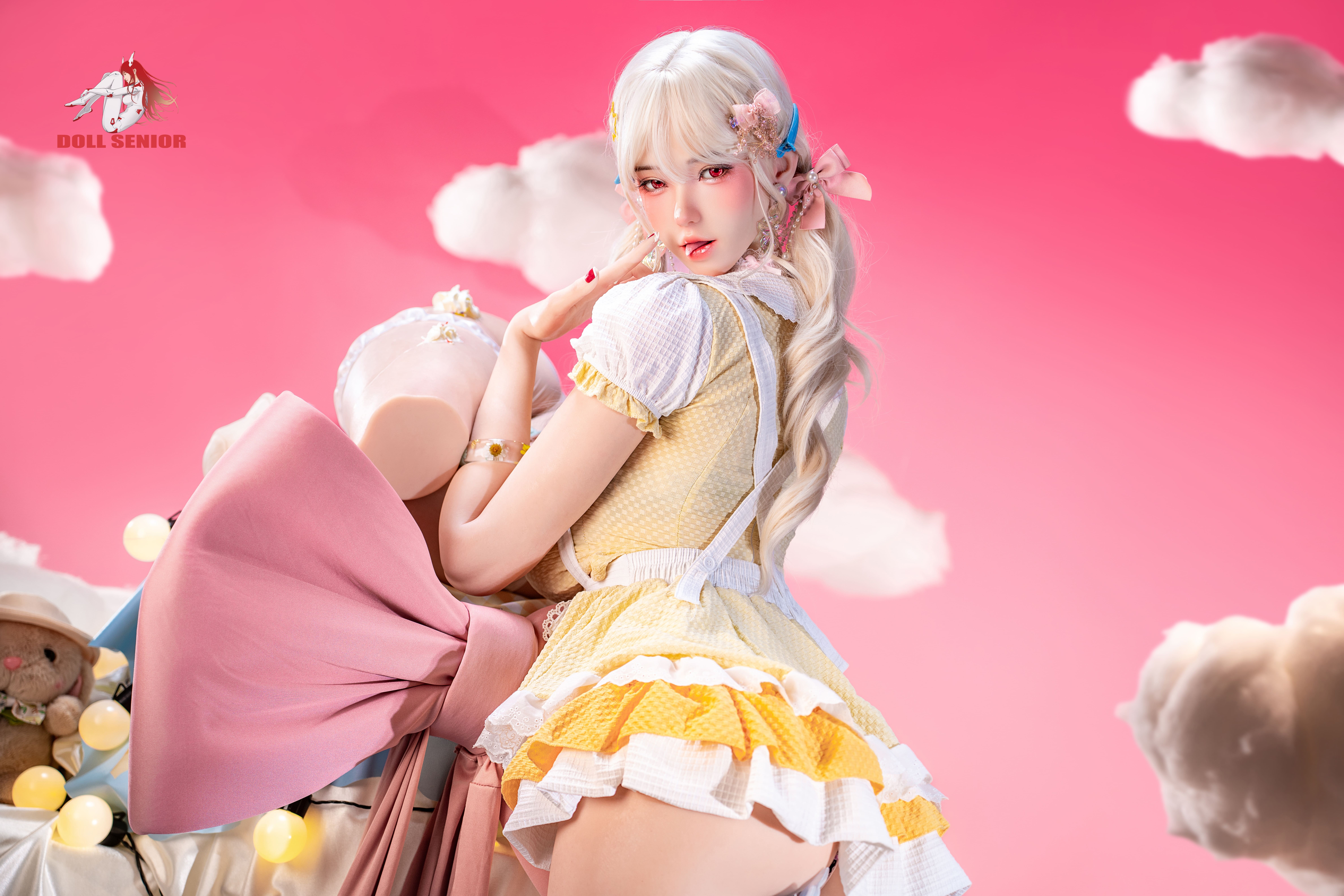 Doll Senior® 170cm ( 5.58' ) G Cup Real Skin Texture Version Silicone Sex Doll Linsha ROS Head Only